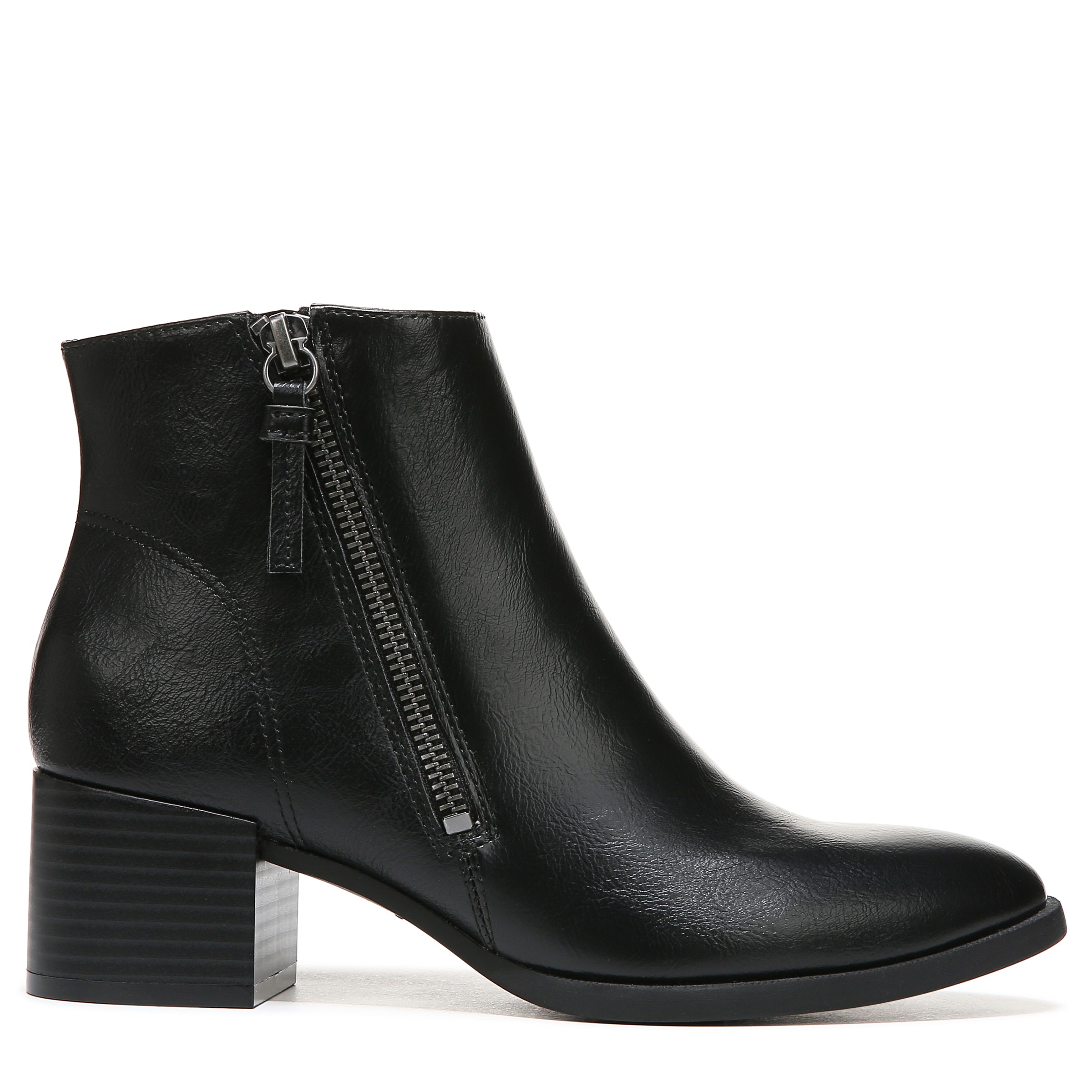 calvin klein fara leather booties