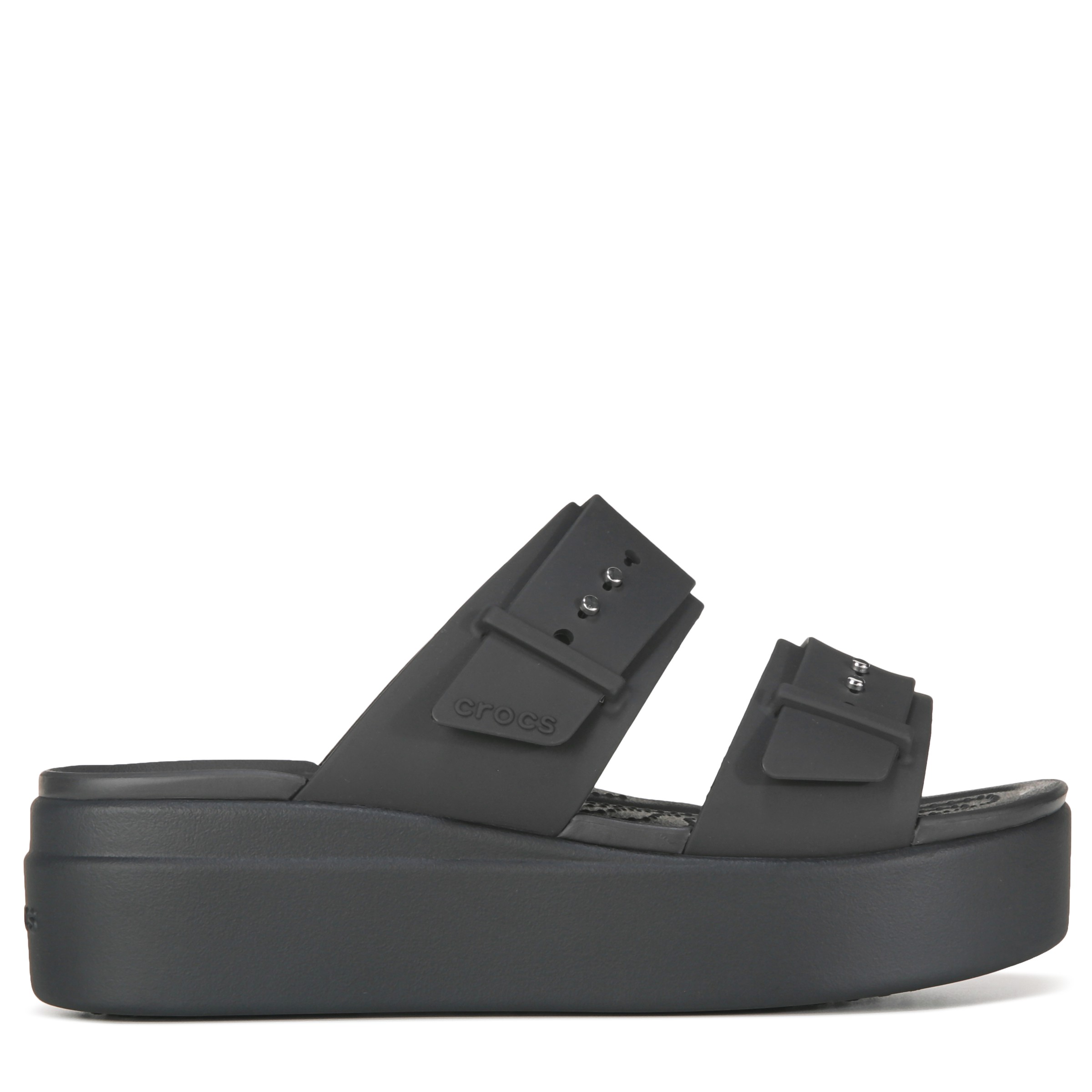 Women's Crocs Brooklyn Buckle Slide Sandal