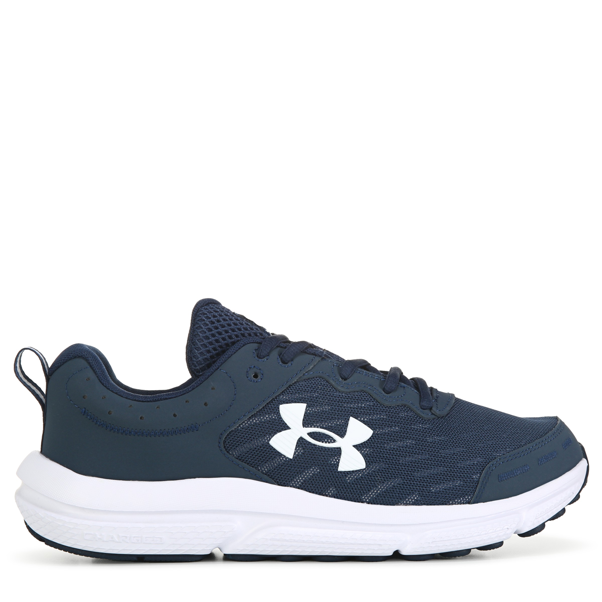 Under Armour Men's Charged Assert 10 Medium/Wide Running Shoes (Navy/White) - Style #714080