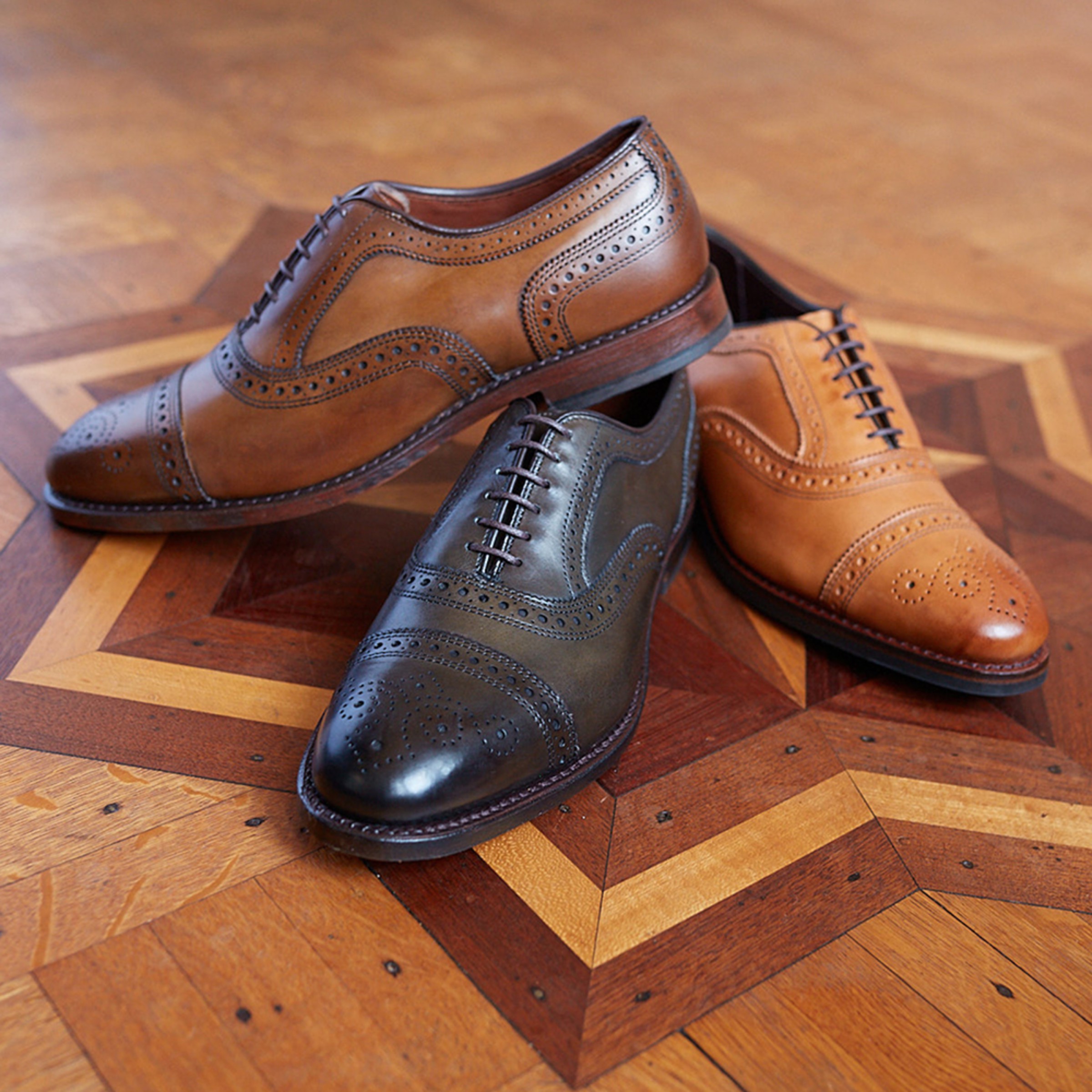 Factory Second Strand Cap-Toe Oxford Dress Shoe