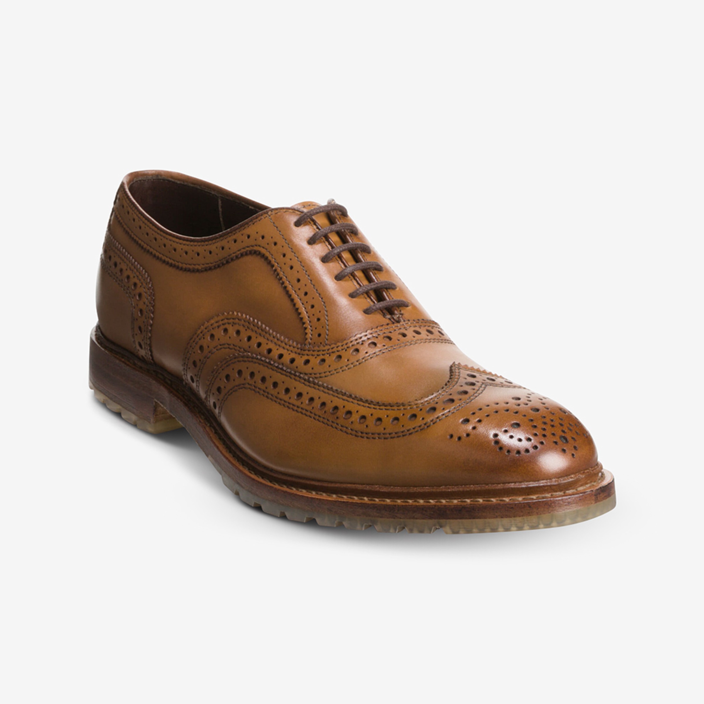 Allen Edmonds Amherst Cognac Wingtip Oxfords Sz store 10 AAAA