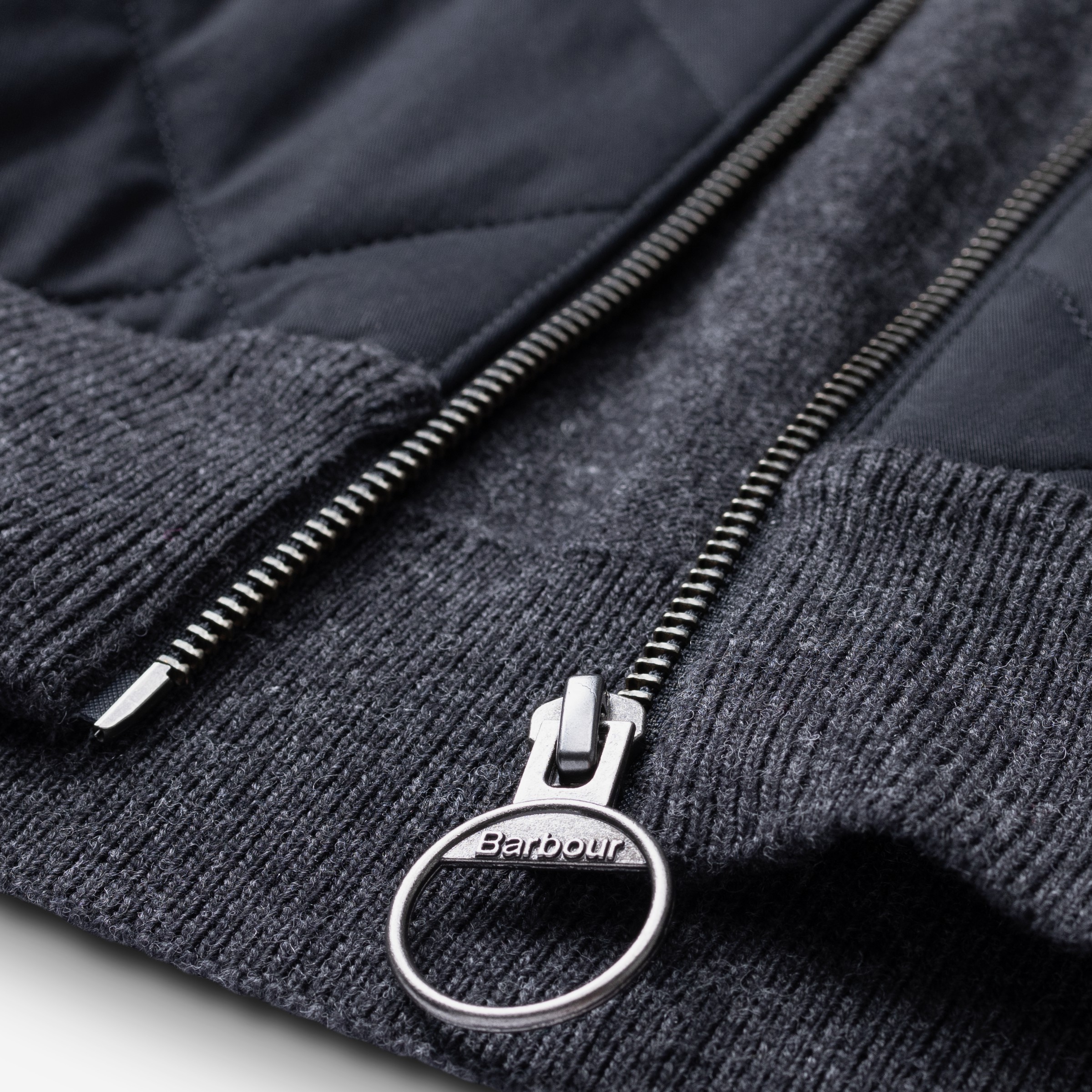 GoodMan Brand Cotton Jersey Black Full Zip Bomber Jacket Sweater Mens Small  NWT