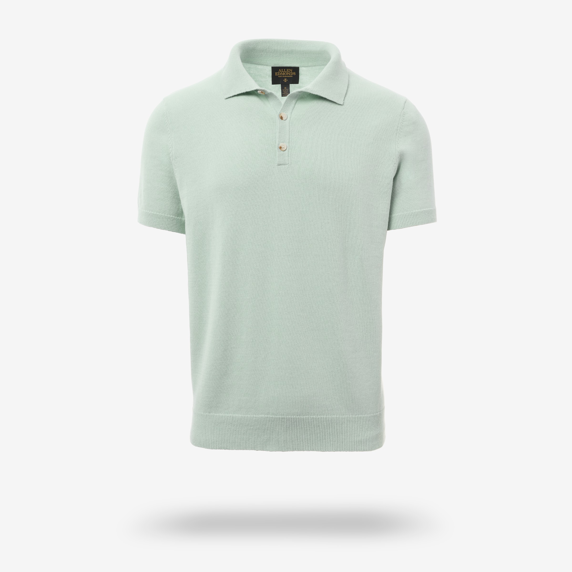 Short Sleeve Knit Polo