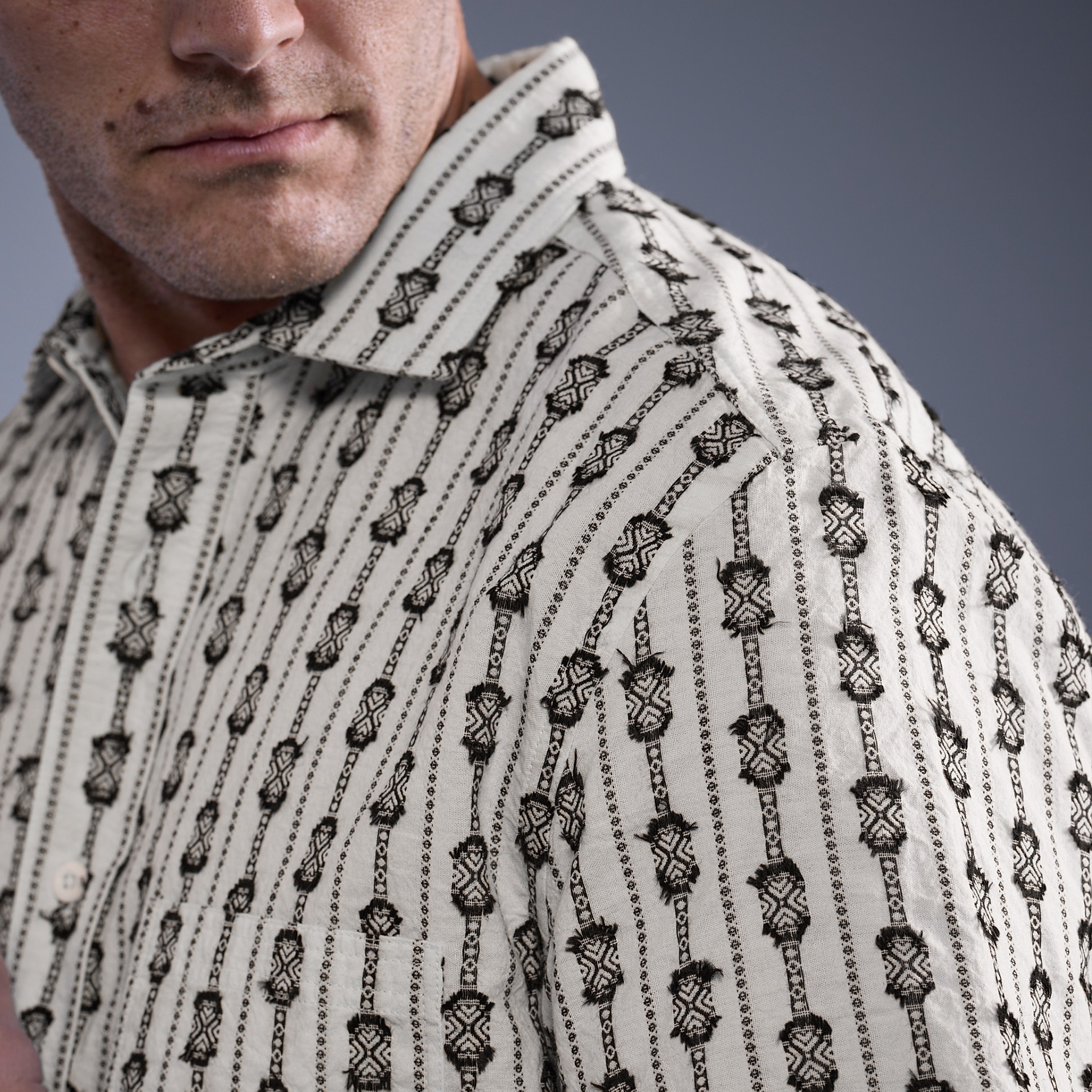 Billy Reid Boucle Treme Shirt
