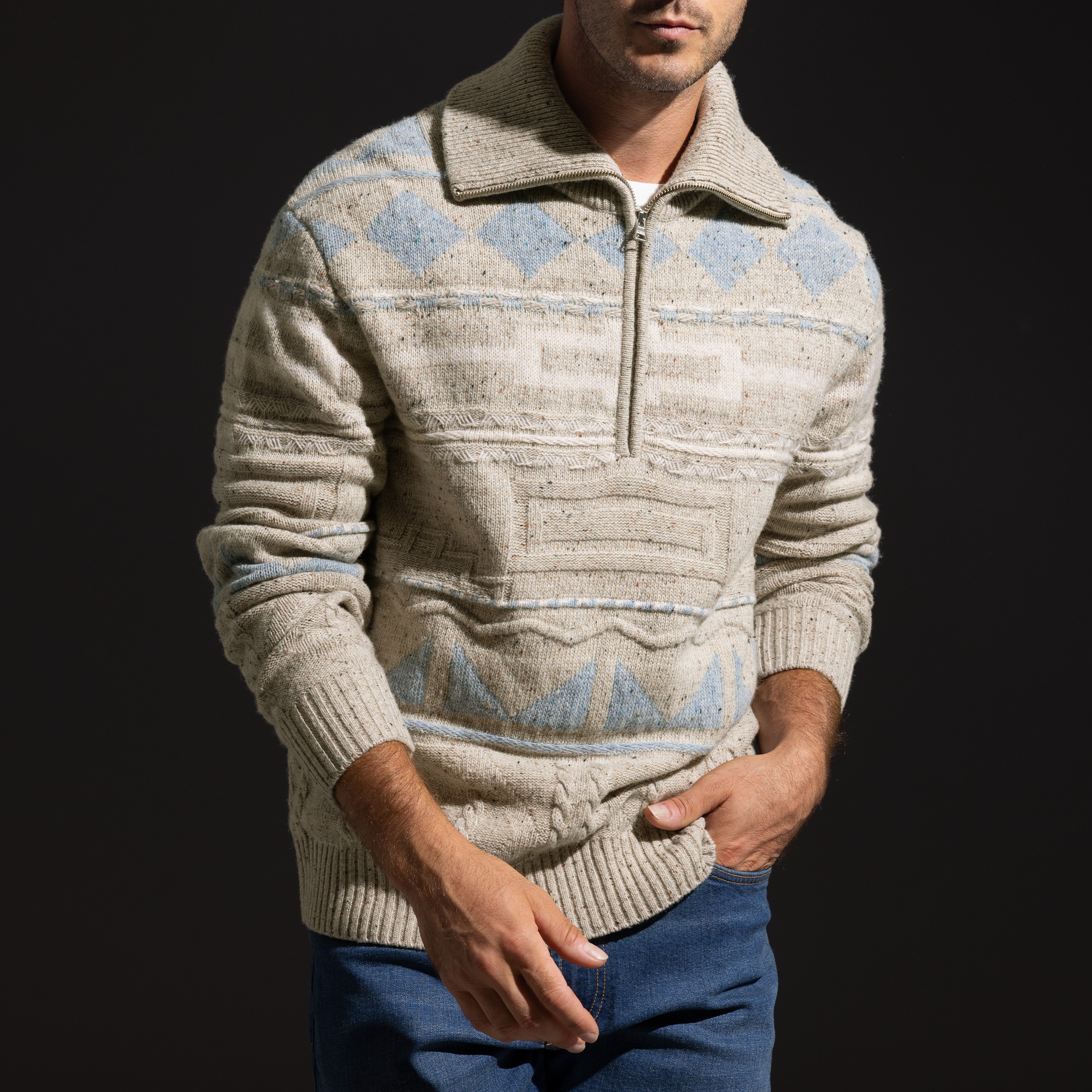 NN07 William Half-zip Sweater