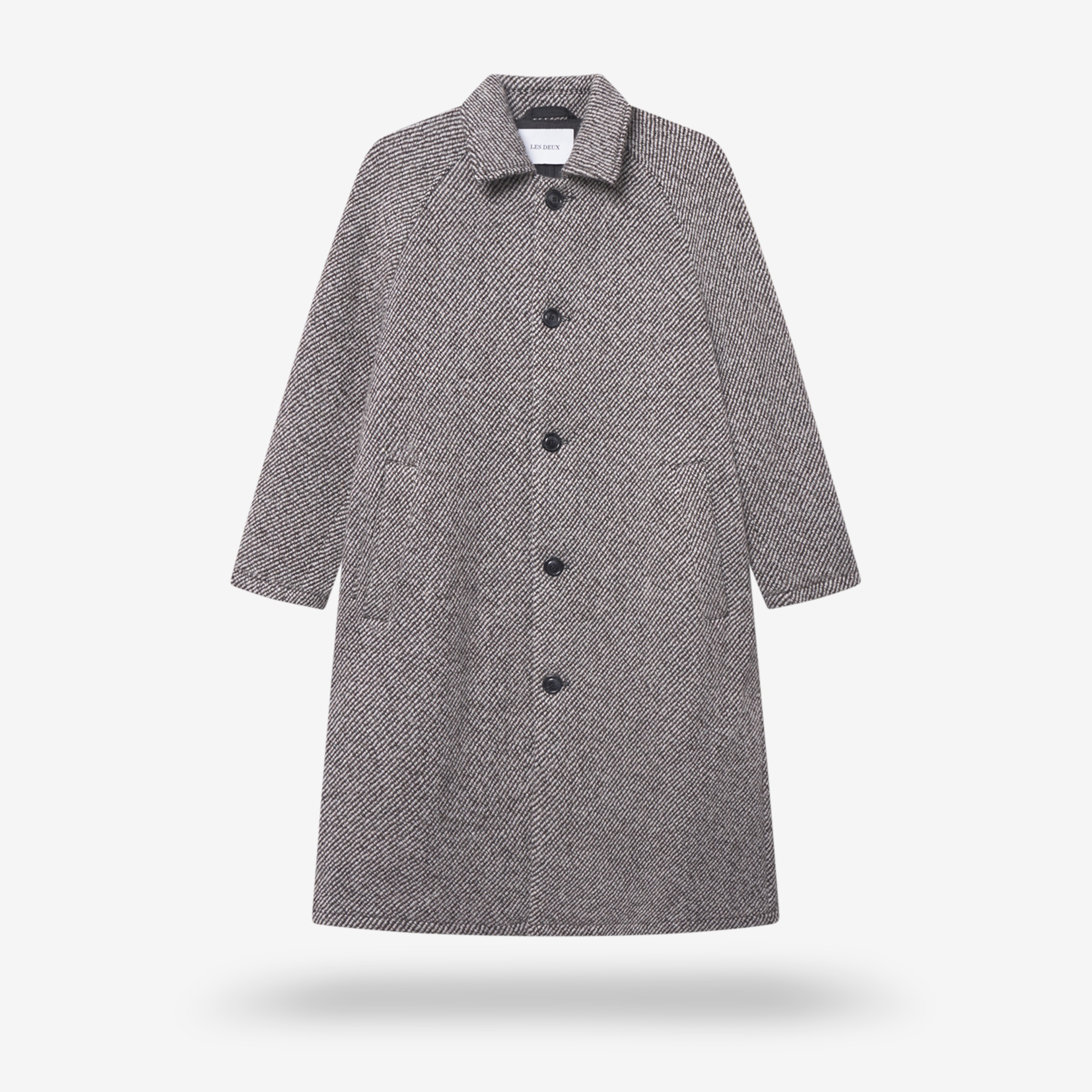 Les Deux Michael Twill Wool Coat
