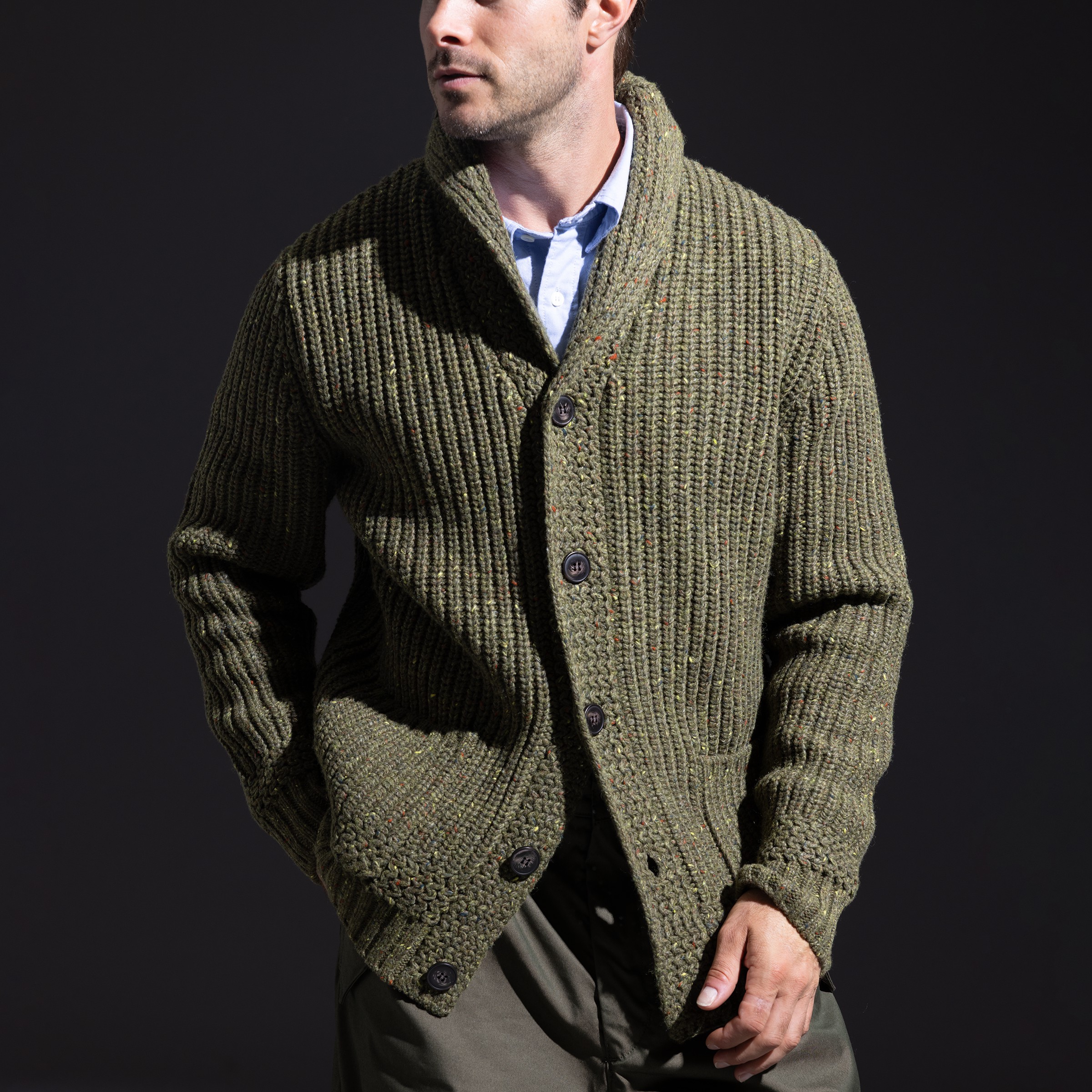 Schott® N.Y.C. Shawl Collar Cardigan