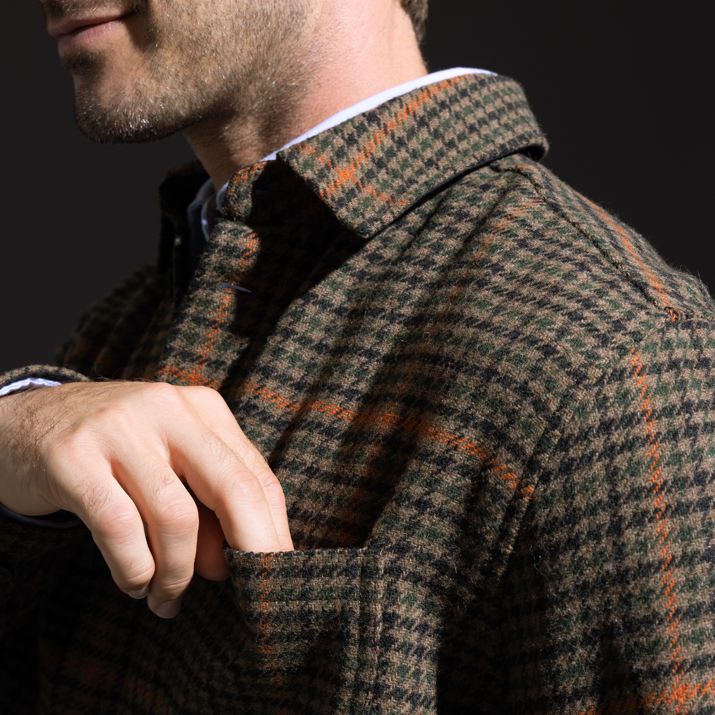 Les Deux Kody Houndstooth Overshirt