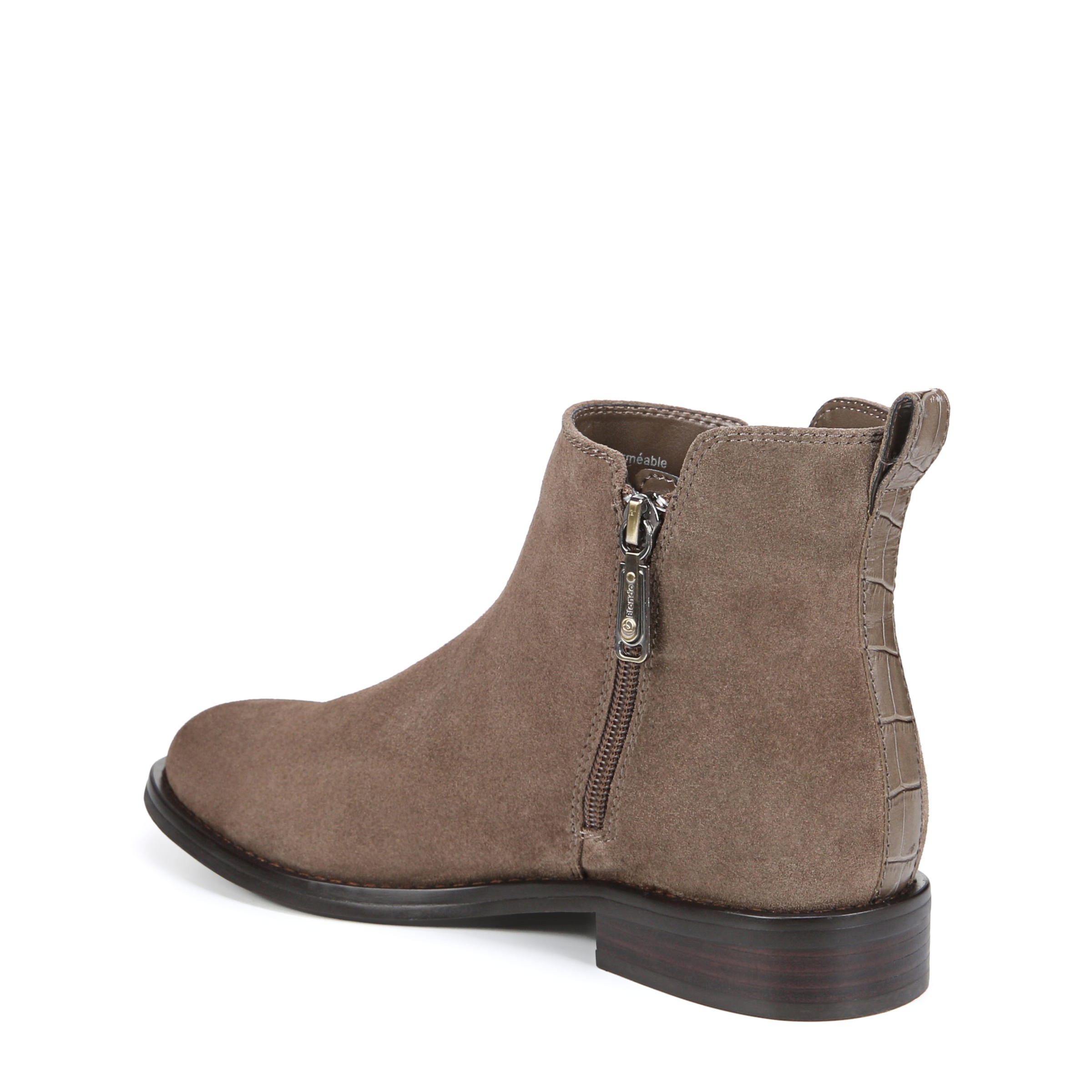 blondo dark taupe suede