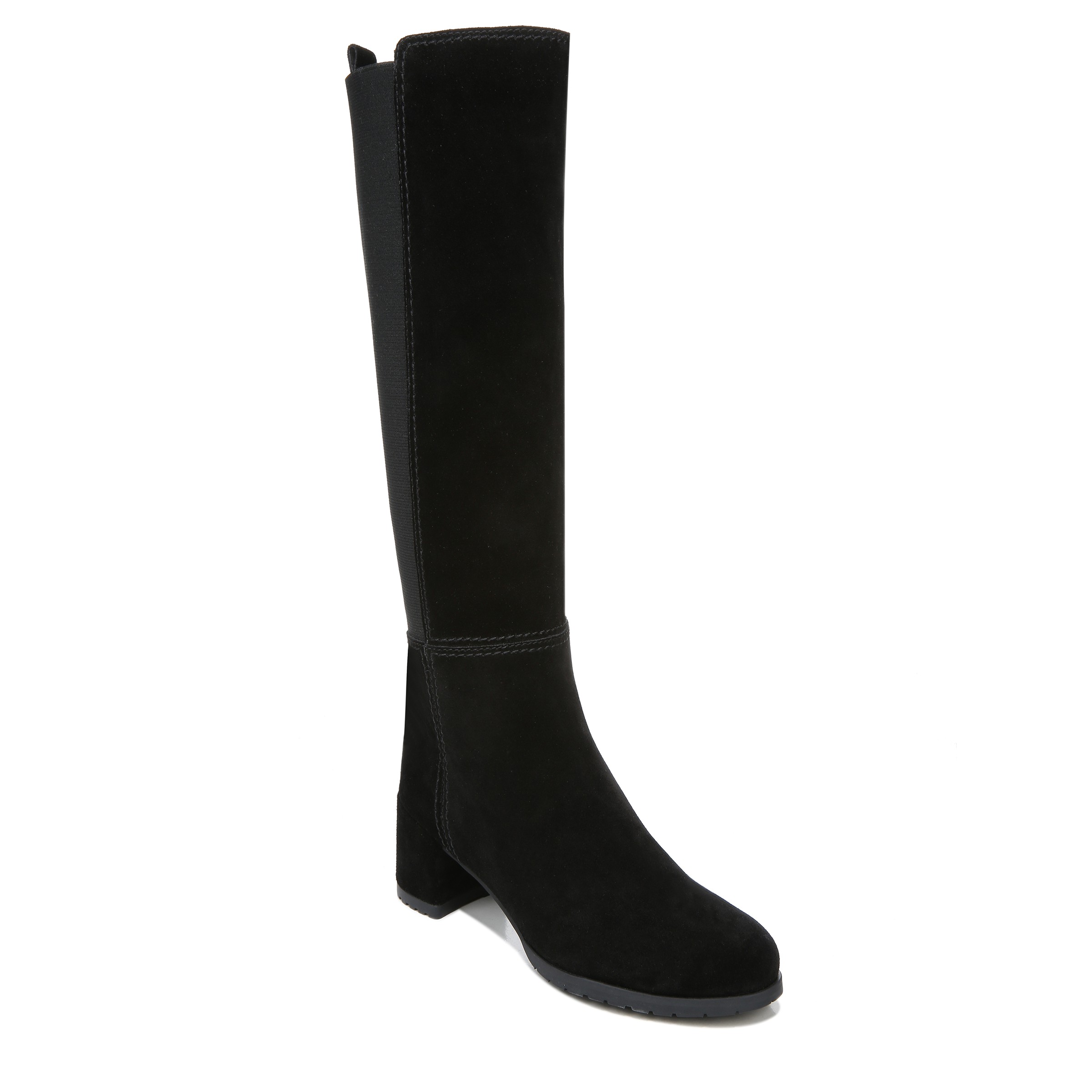 black suede waterproof boots