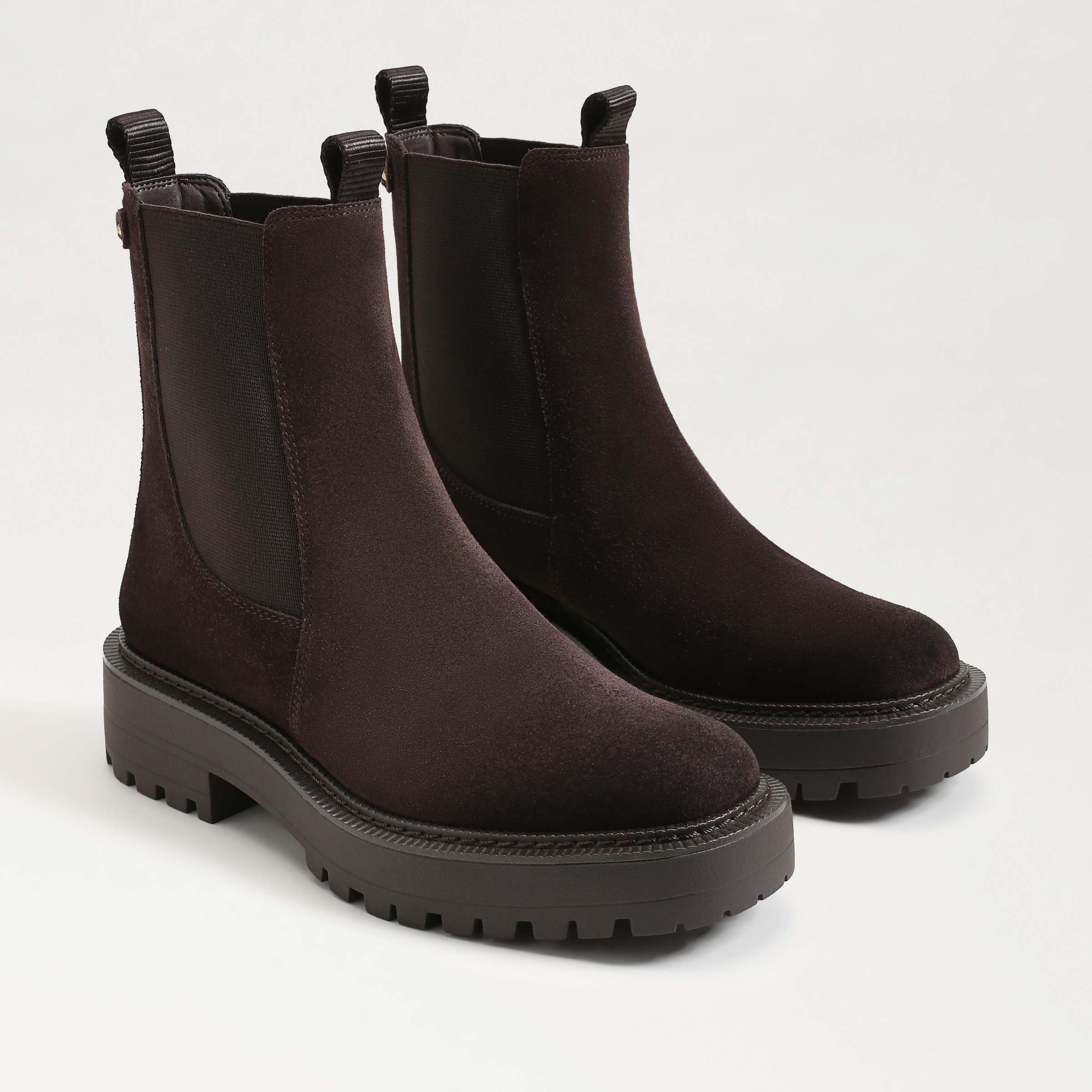 Sam Edelman Laguna Boots Chocolate Brown In Brown