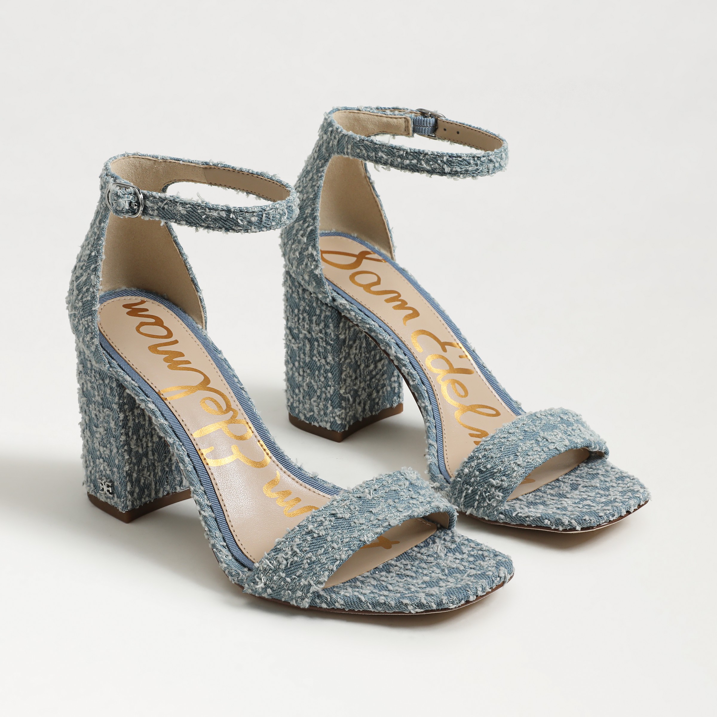Sam Edelman Daniella Ankle Strap Sandal In Blue