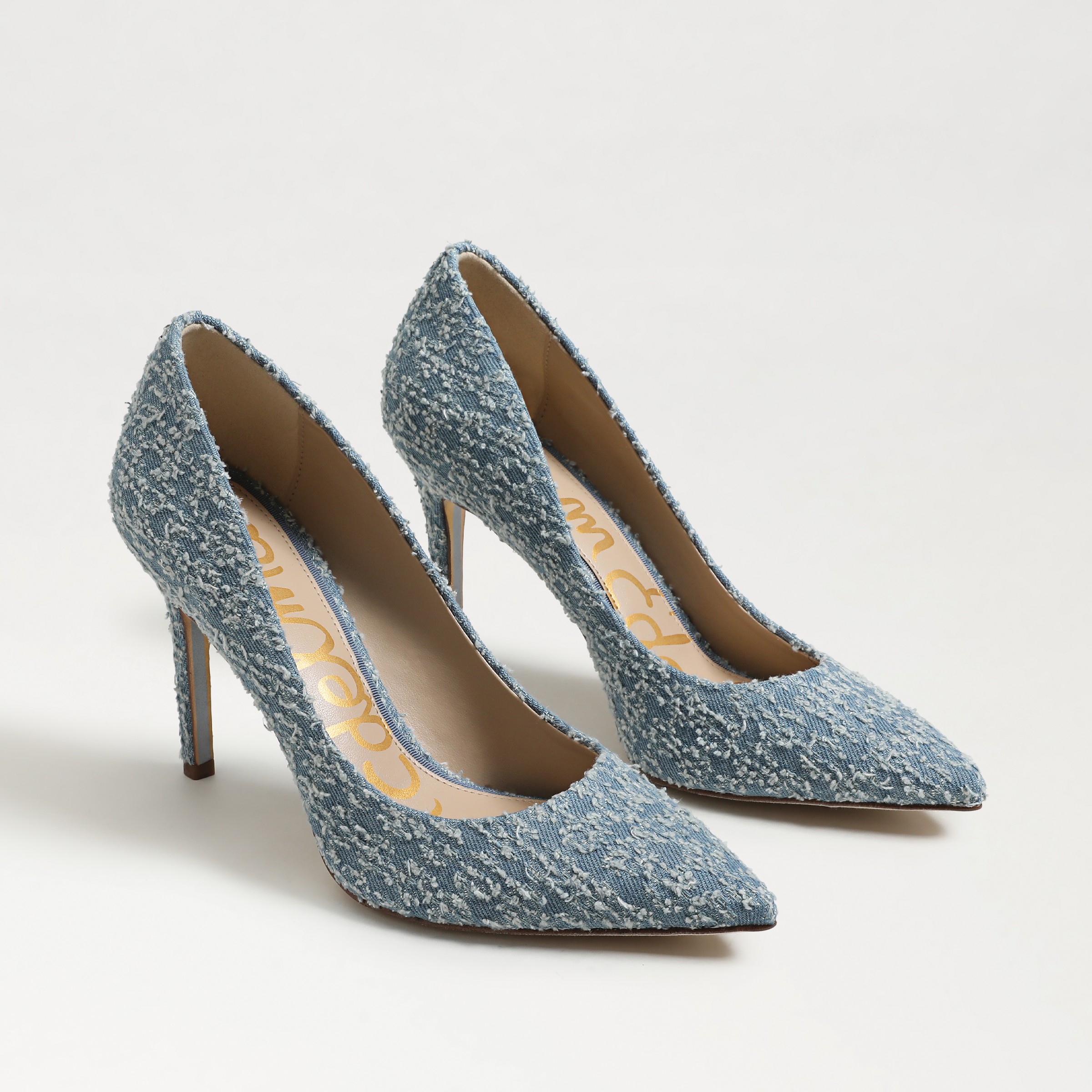Sam Edelman Hazel Pointed Toe Pump In Blue