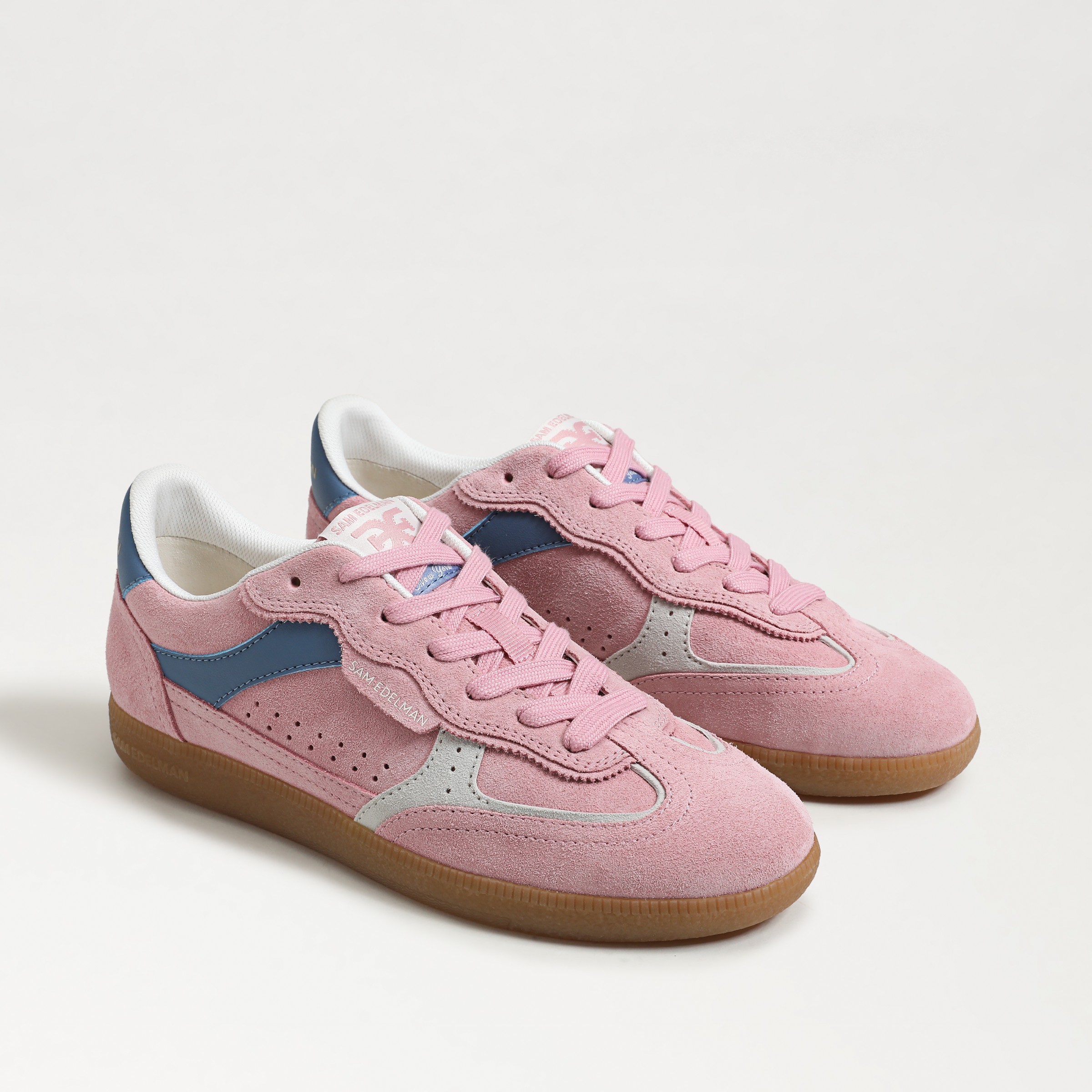 Sam Edelman Kallen Suede Trainers In Pink