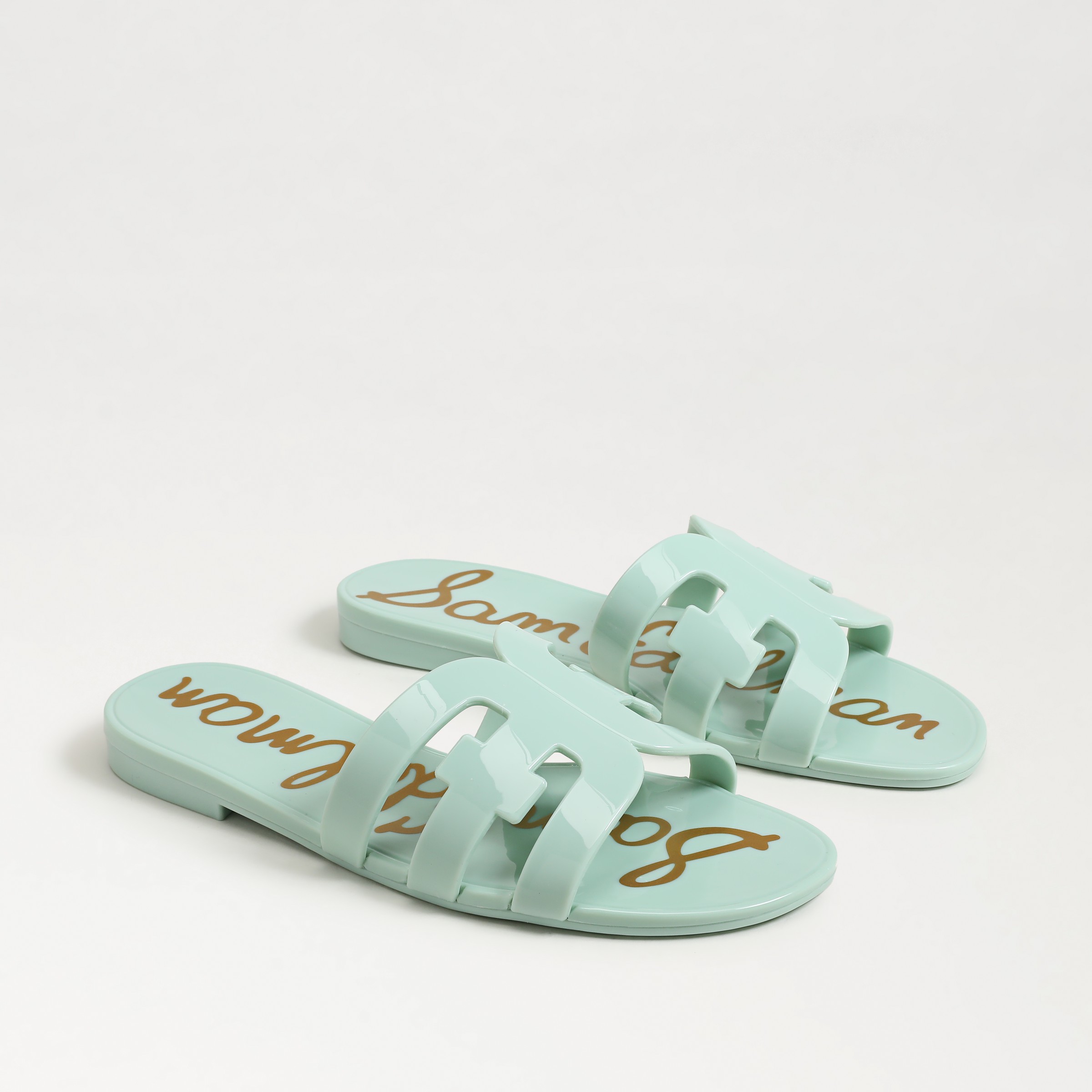 Sam Edelman Bay Jelly Slide Sandal In Green