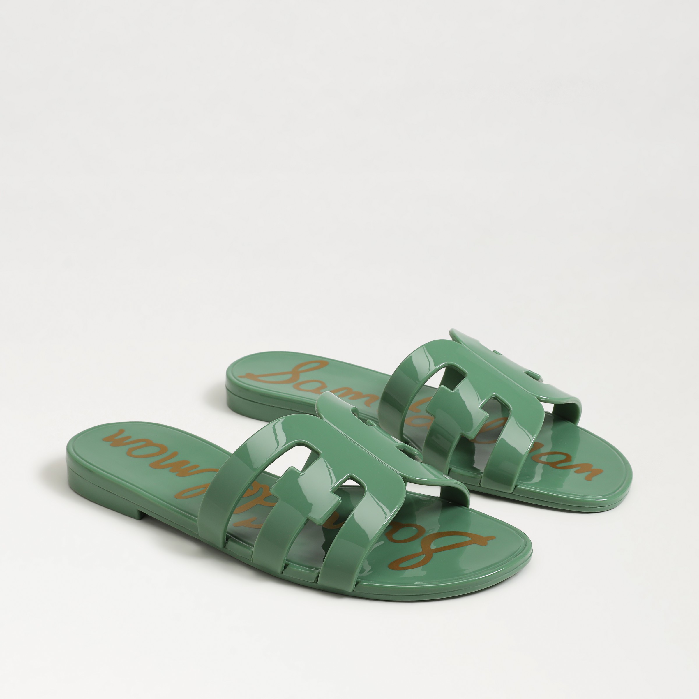 Sam Edelman Bay Jelly Slide Sandal Green Garden Jelly In Green