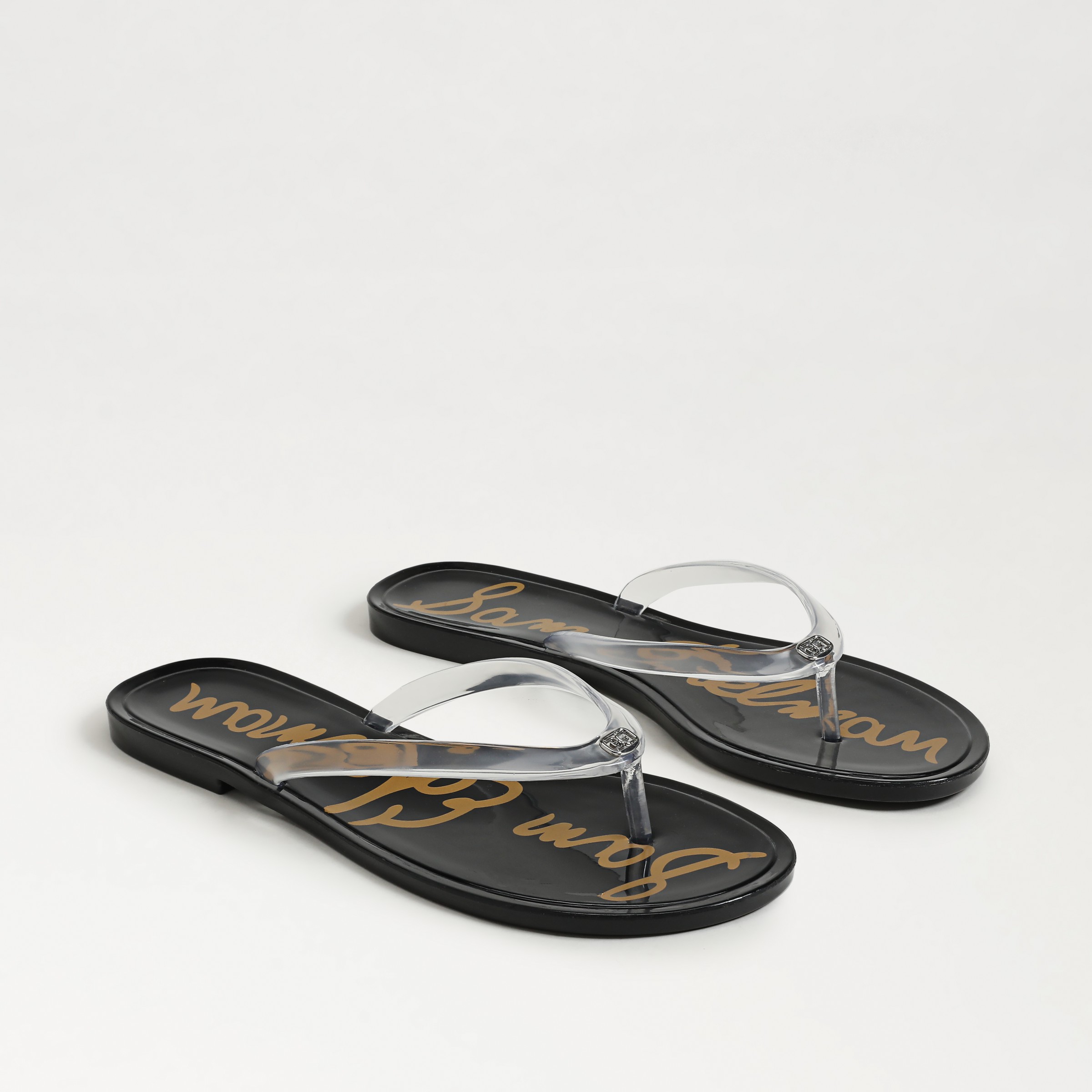 Sam Edelman Dean Jelly Flip Flop Clear Jelly In Clear