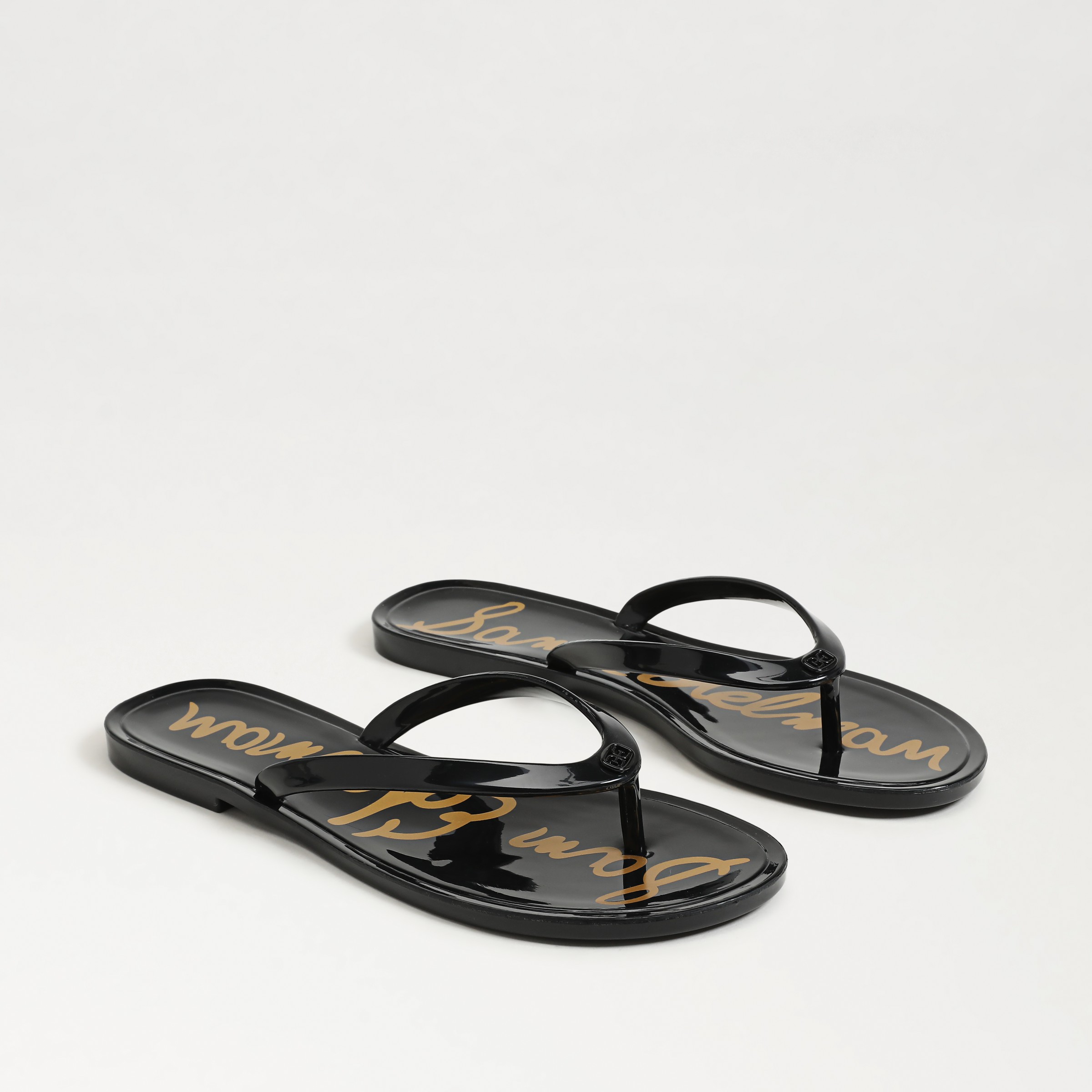 Sam Edelman Dean Jelly Flip Flop Black Jelly In Black