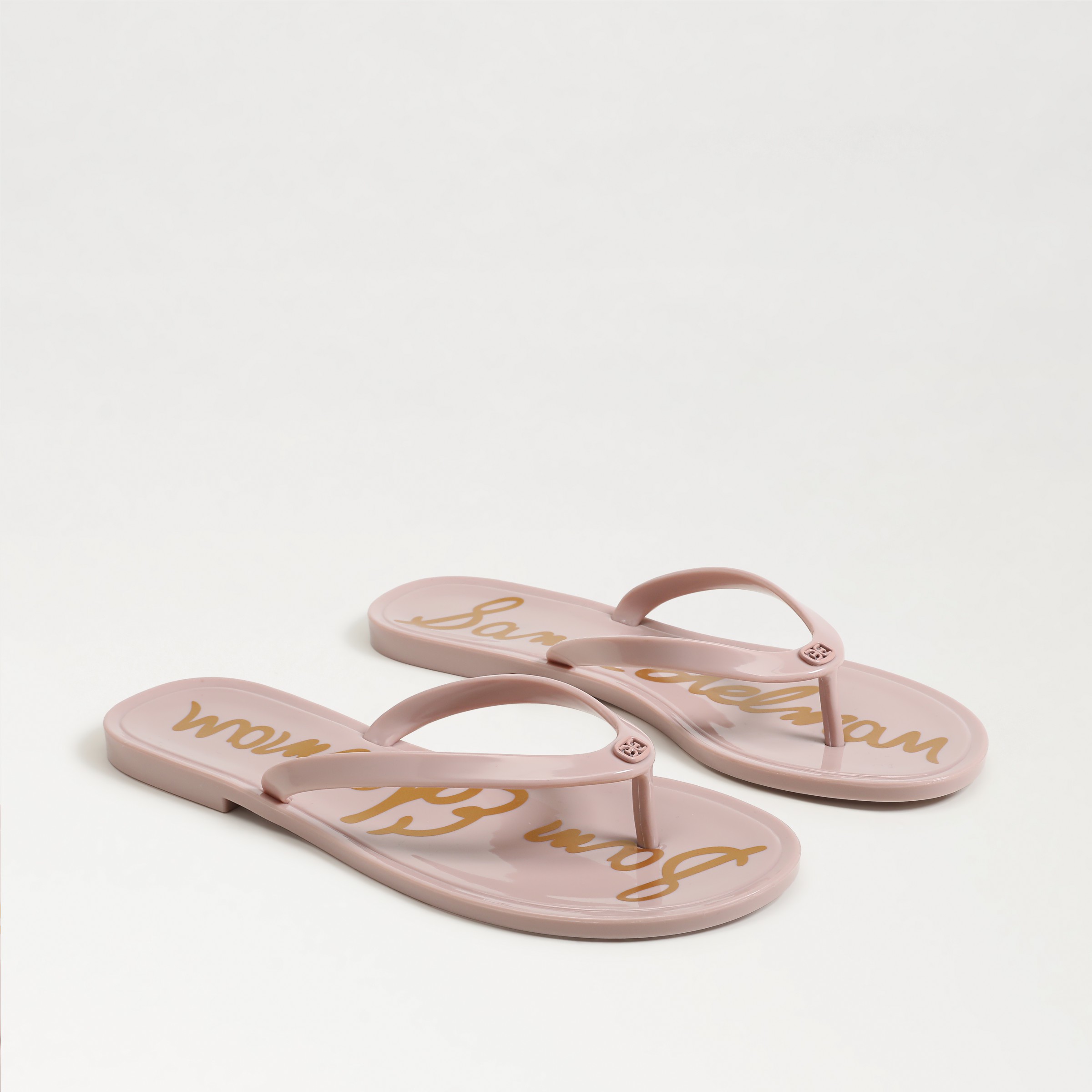 Sam Edelman Dean Jelly Flip Flop Rose Dust Jelly In Pink