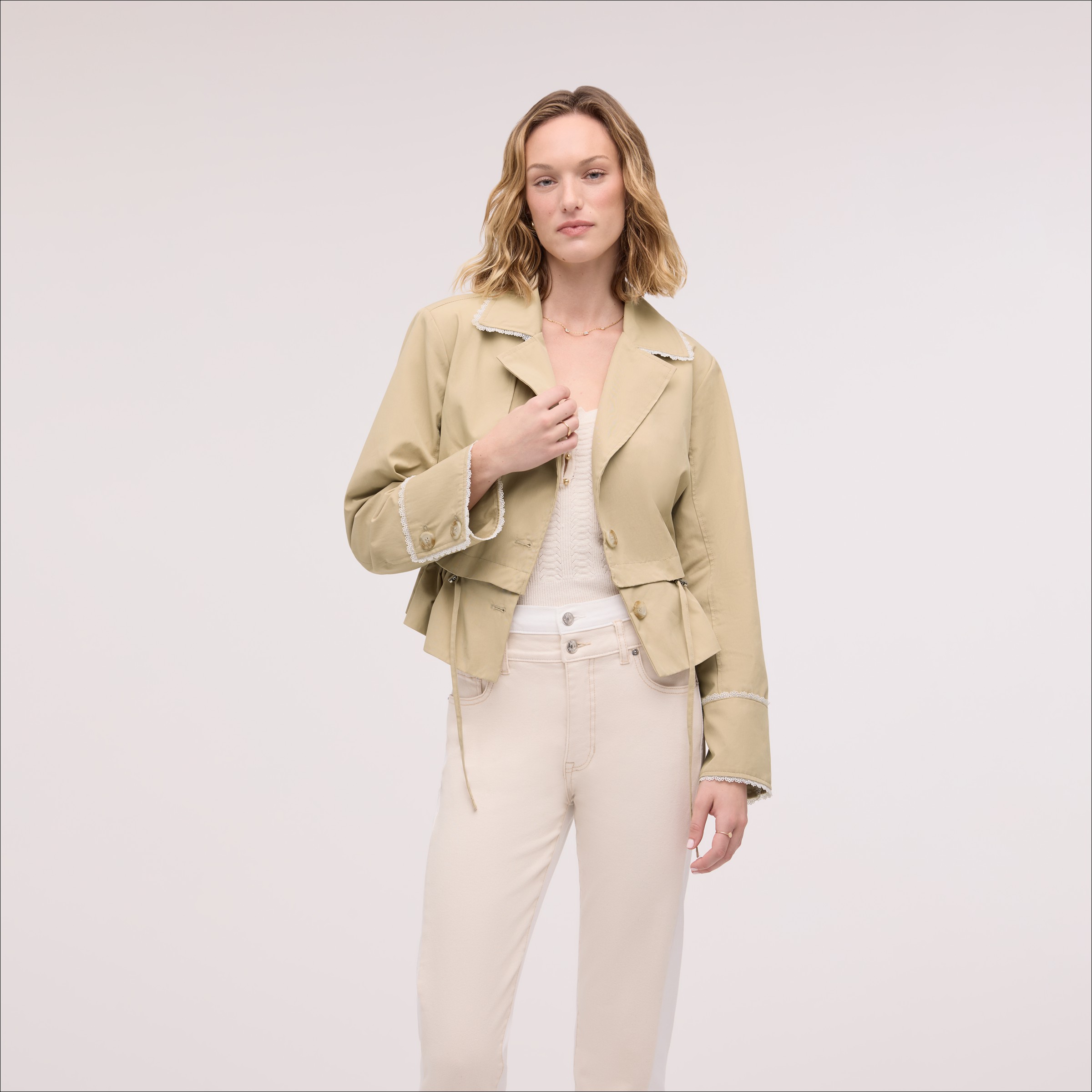 Sam Edelman Gina Convertible Blazer Tan In Brown