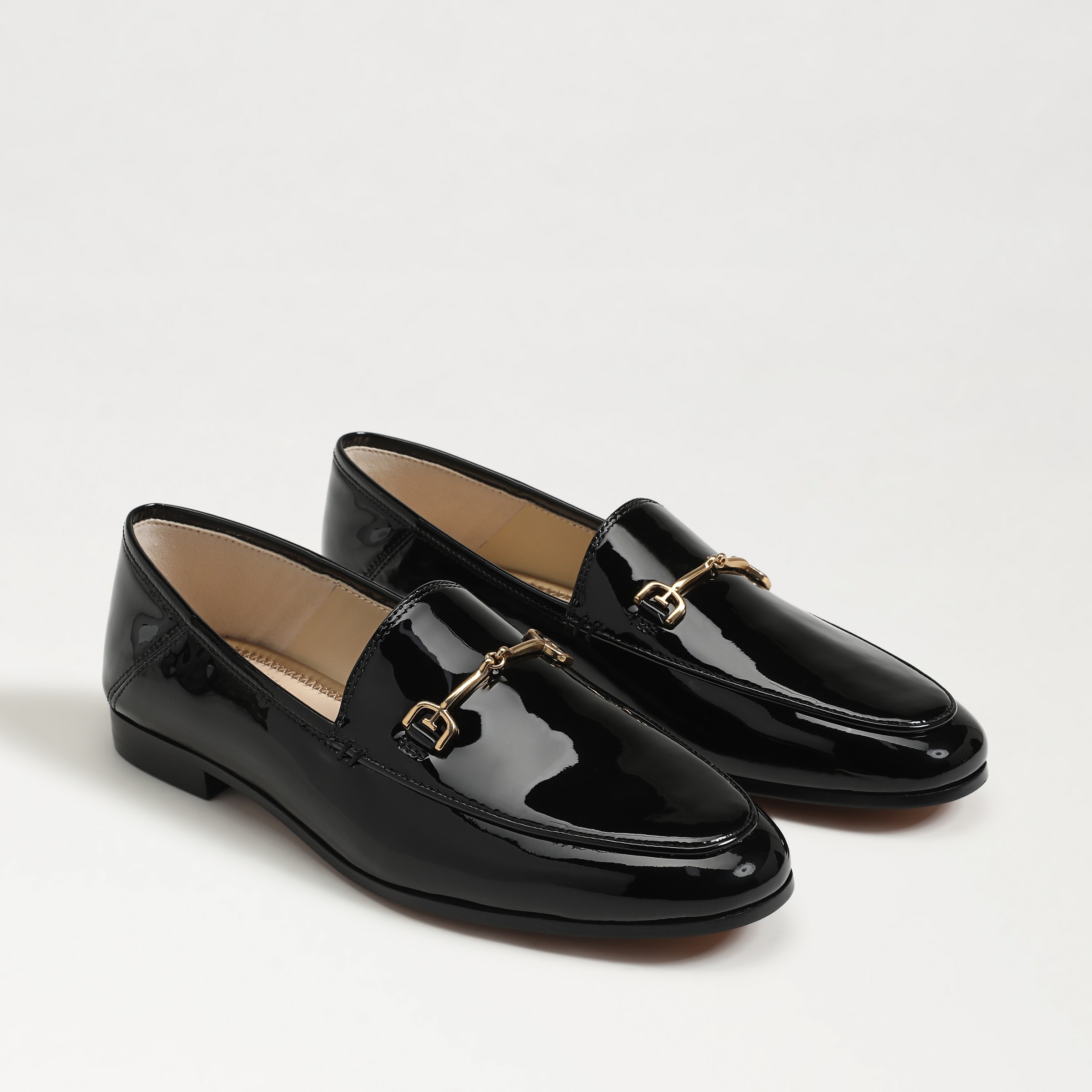 Sam Edelman Loraine Bit Loafer Black Patent In Black
