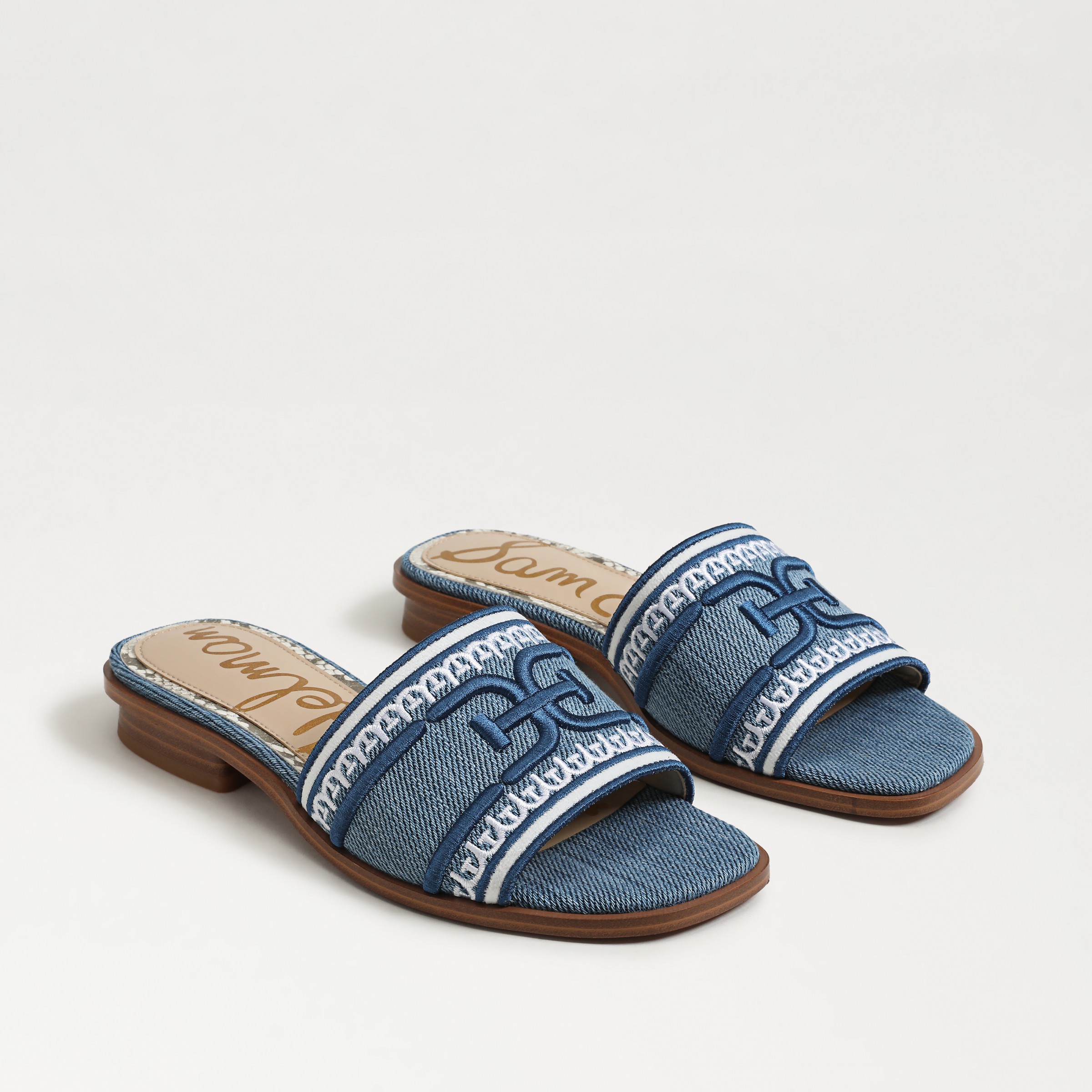 Sam Edelman Stevie Slide Sandal In Blue