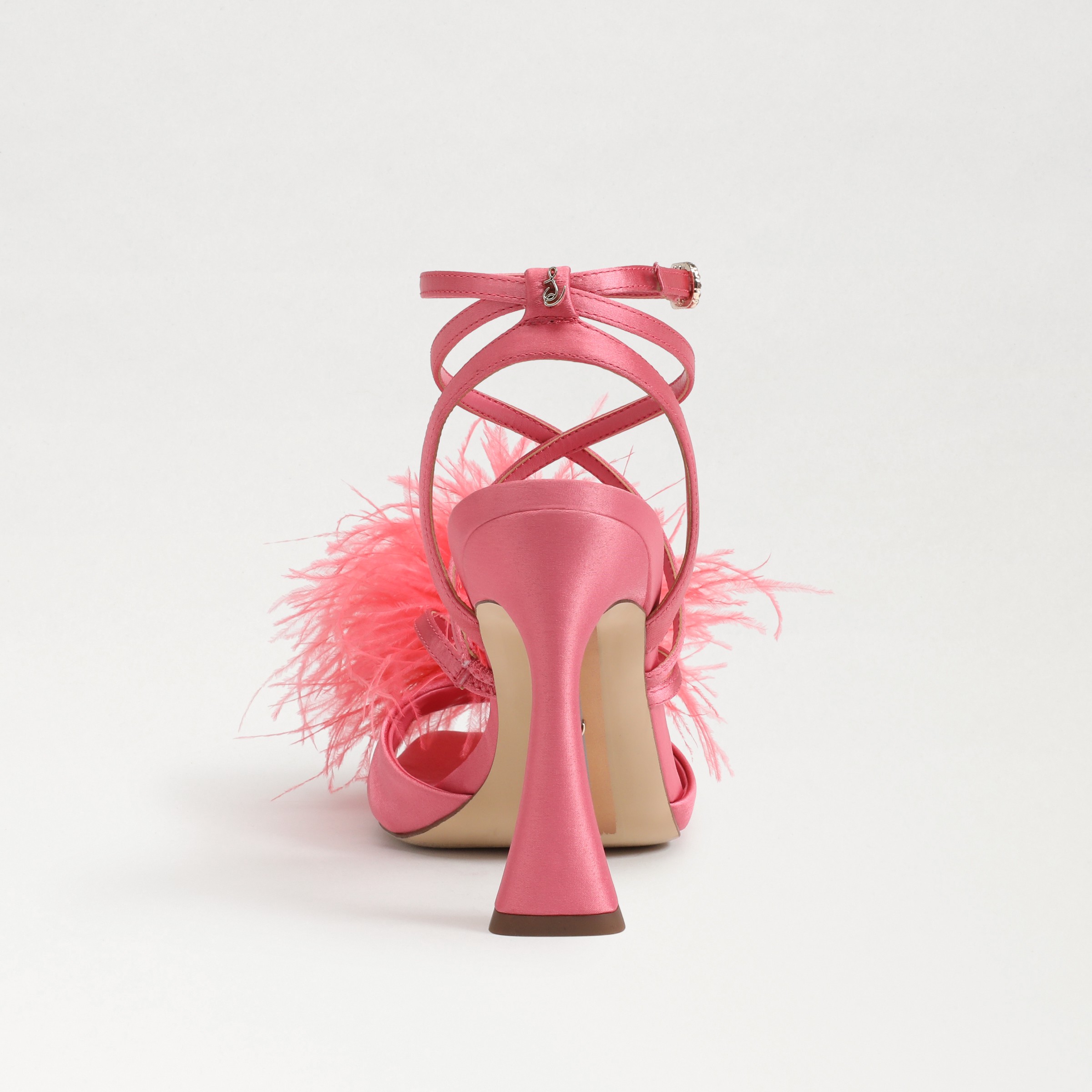 Sugar Thrillz Turn Up The Glam Feather Heels in Pink | Feather heels, Heels,  Glam