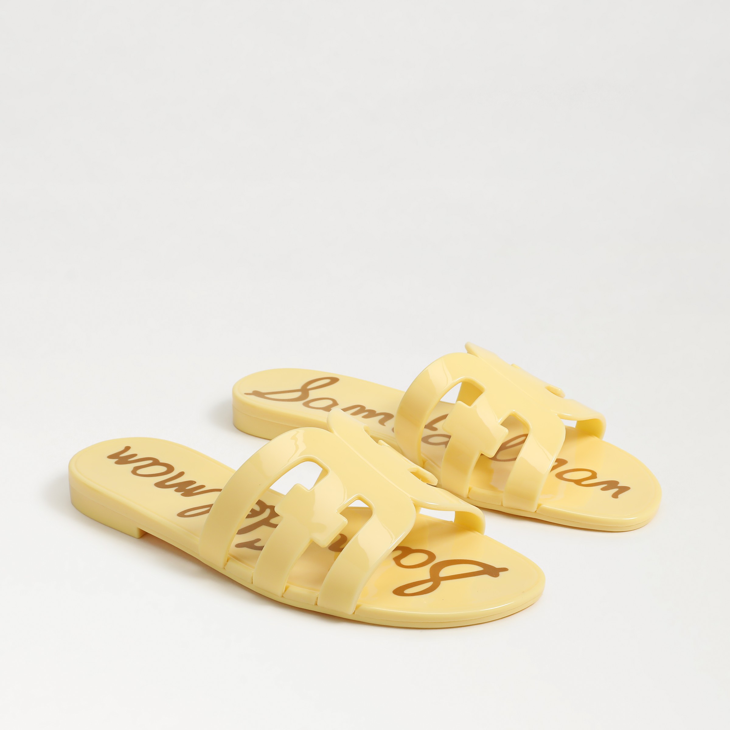 Sam Edelman Bay Jelly Slide Sandal In Yellow
