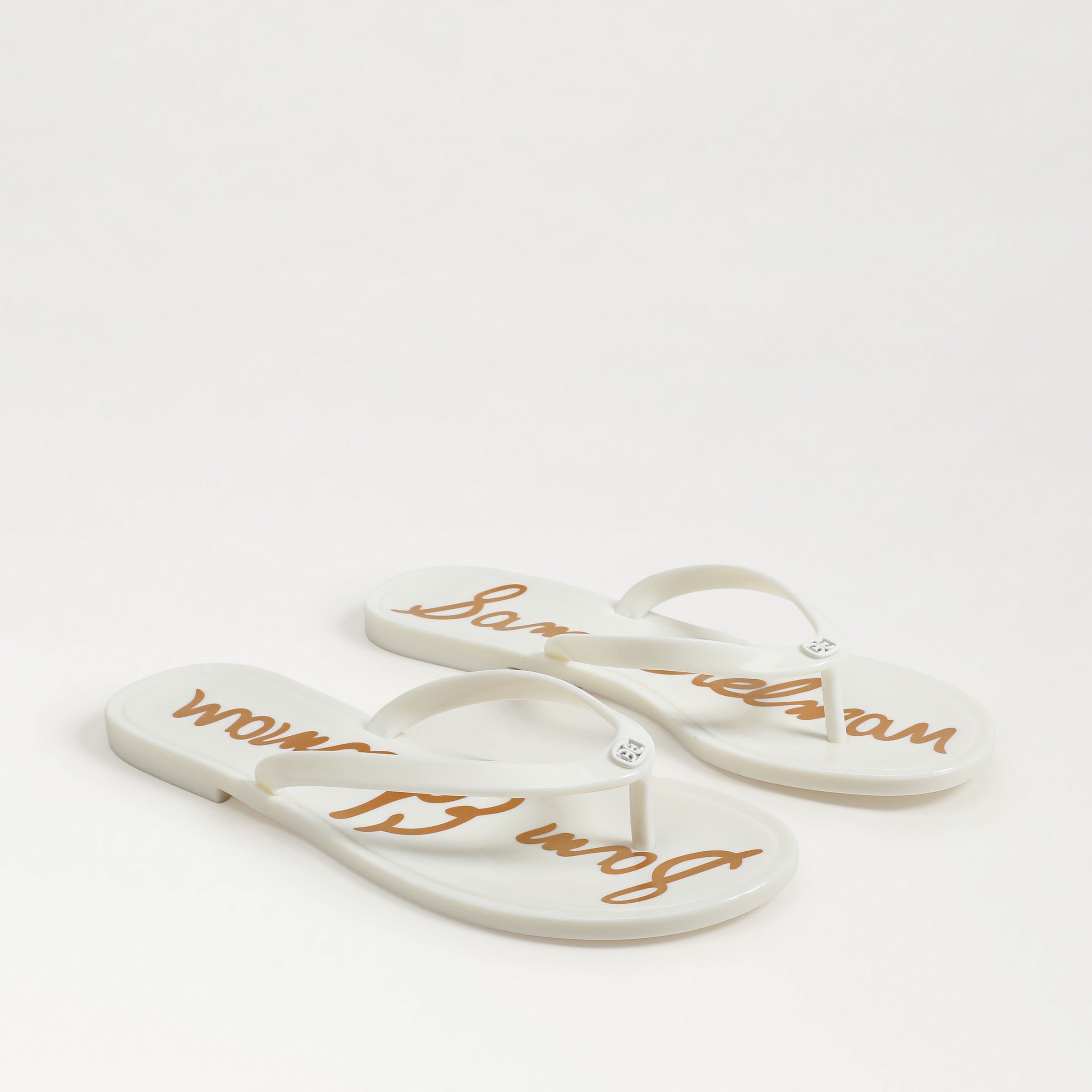 Sam Edelman Dean Jelly Flip Flop White Jelly In White