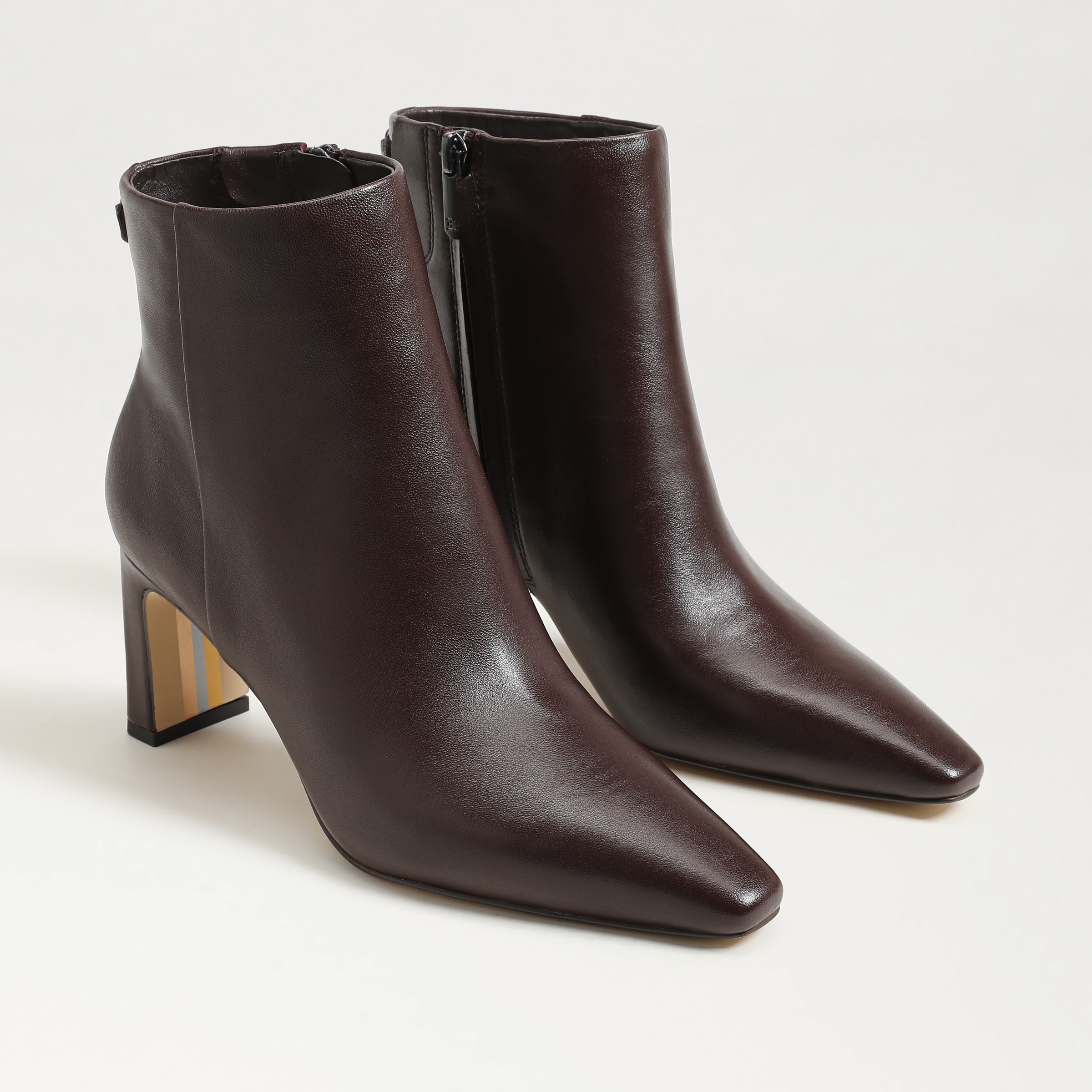 Sam Edelman Saige Ankle Bootie Spiced Pecan Leather In Brown