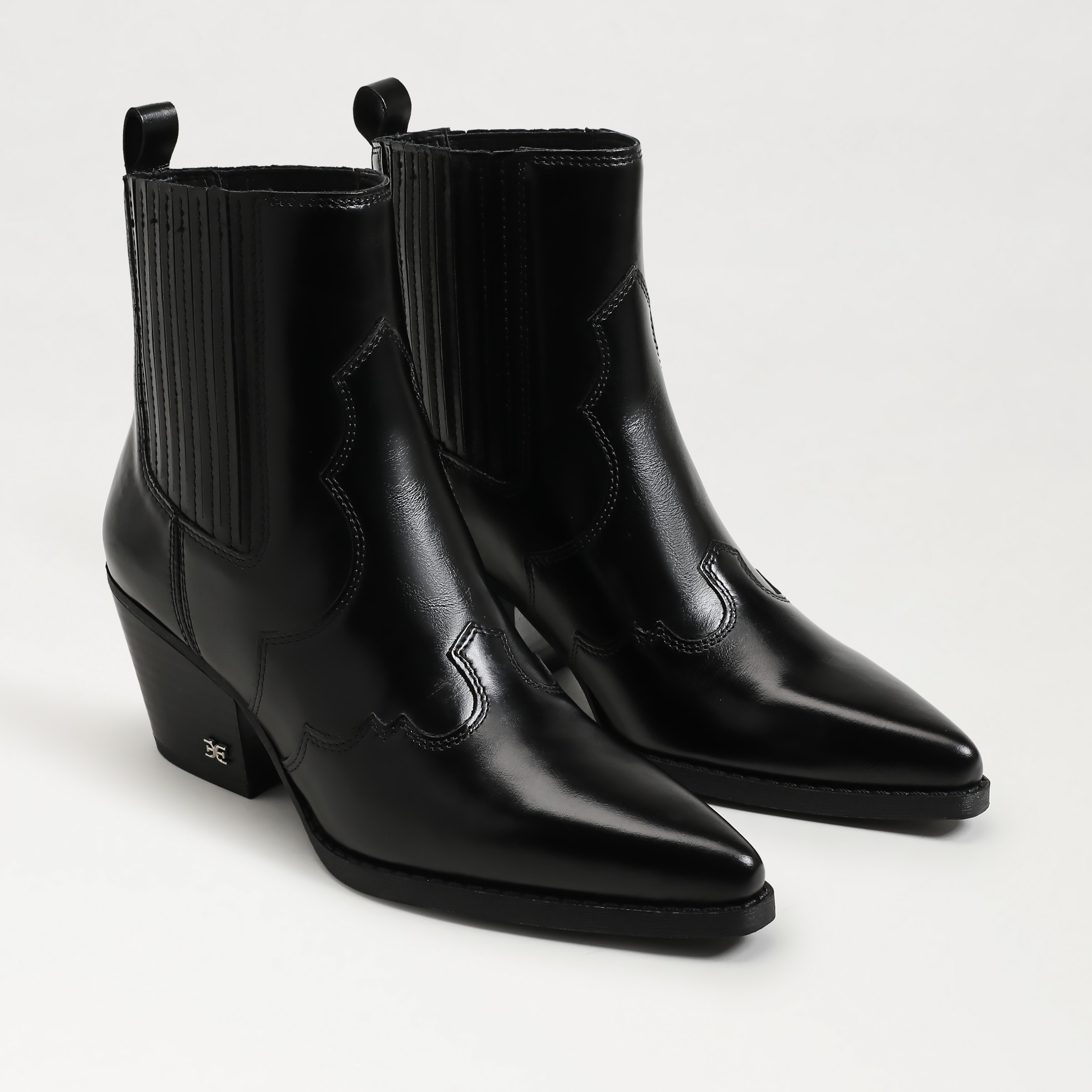 Sam Edelman West Ankle Boot Black Leather