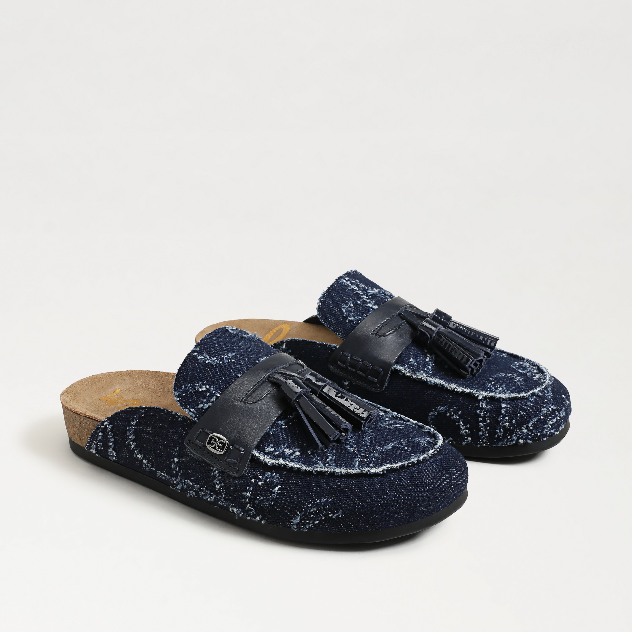 Sam Edelman Astrid Mule Hudson Navy Fabric/leather