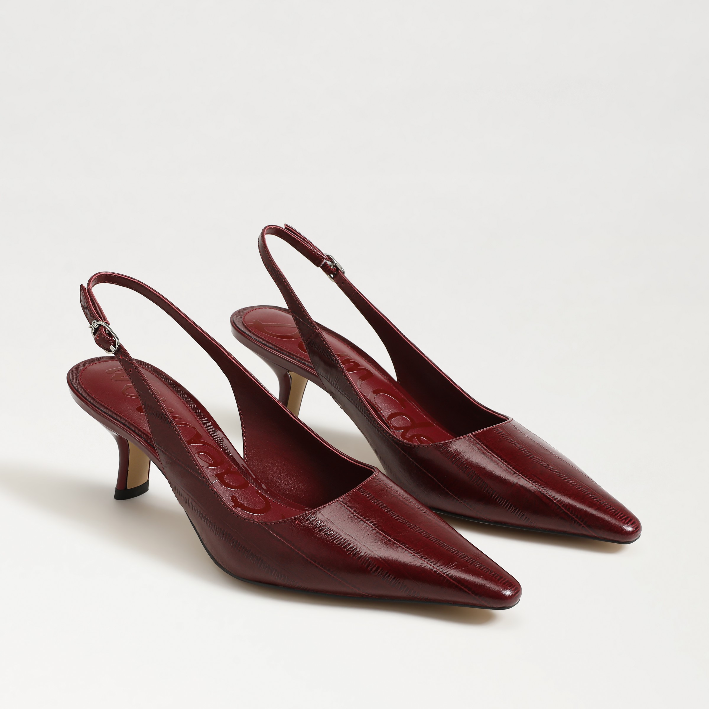 Sam Edelman Bianka Slingback Pump French Merlot Leather