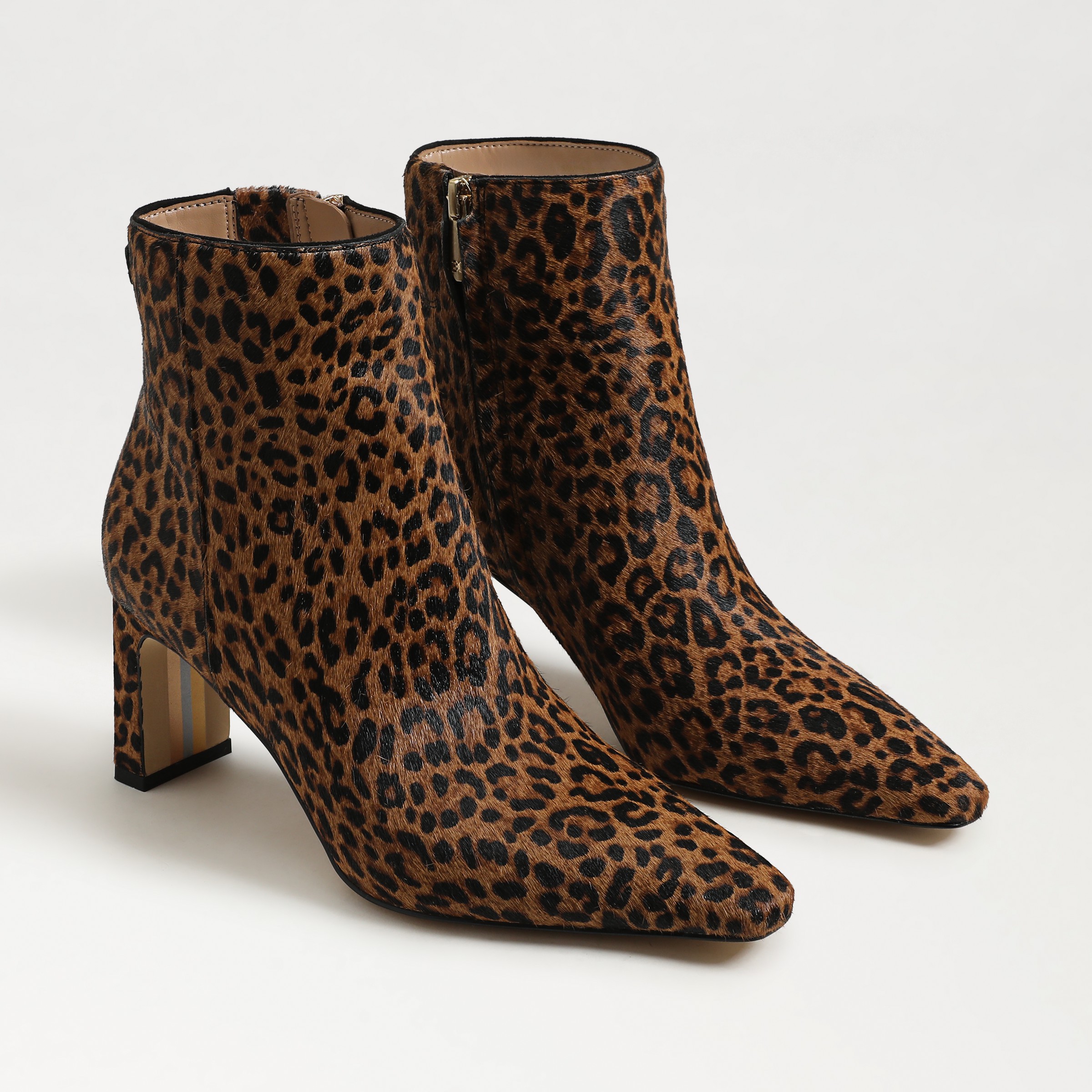 Sam Edelman Saige Ankle Bootie Brown Multi Leather