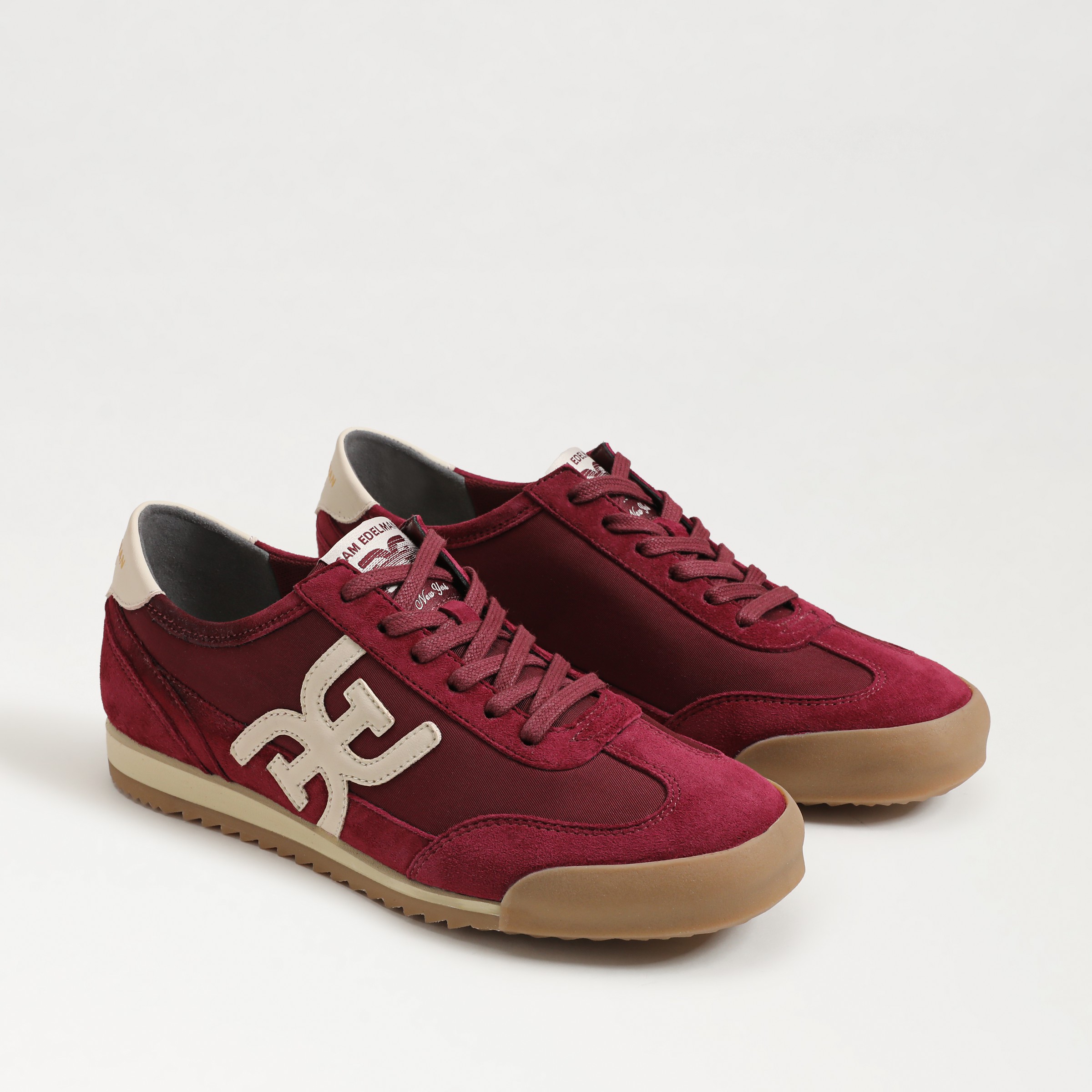 Sam Edelman Ivey Sneaker In Burgundy