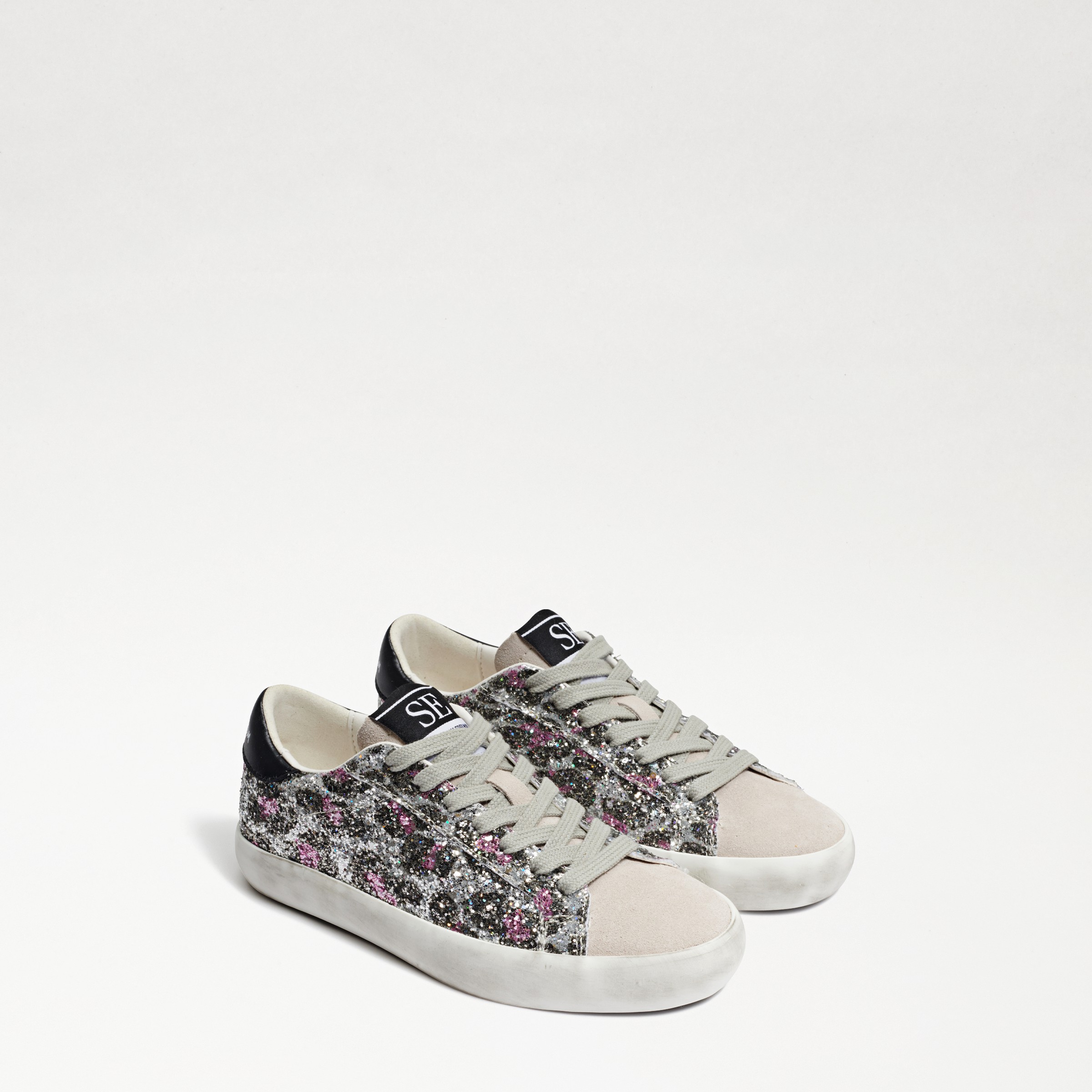 Shop Sam Edelman Kids' Aubrie Sneaker Lavender Haze/lily White In Brown