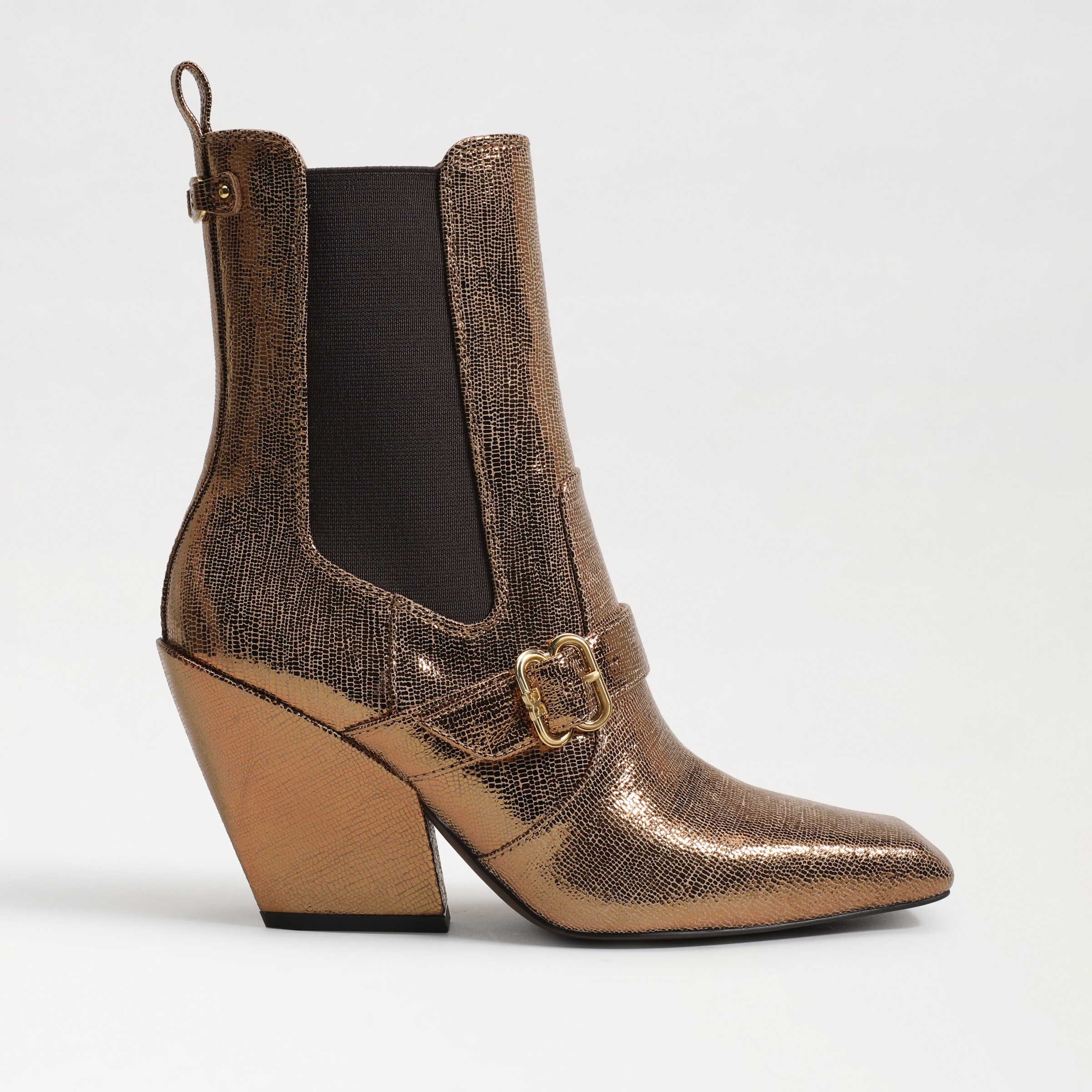 Sam edelman 2024 gold booties