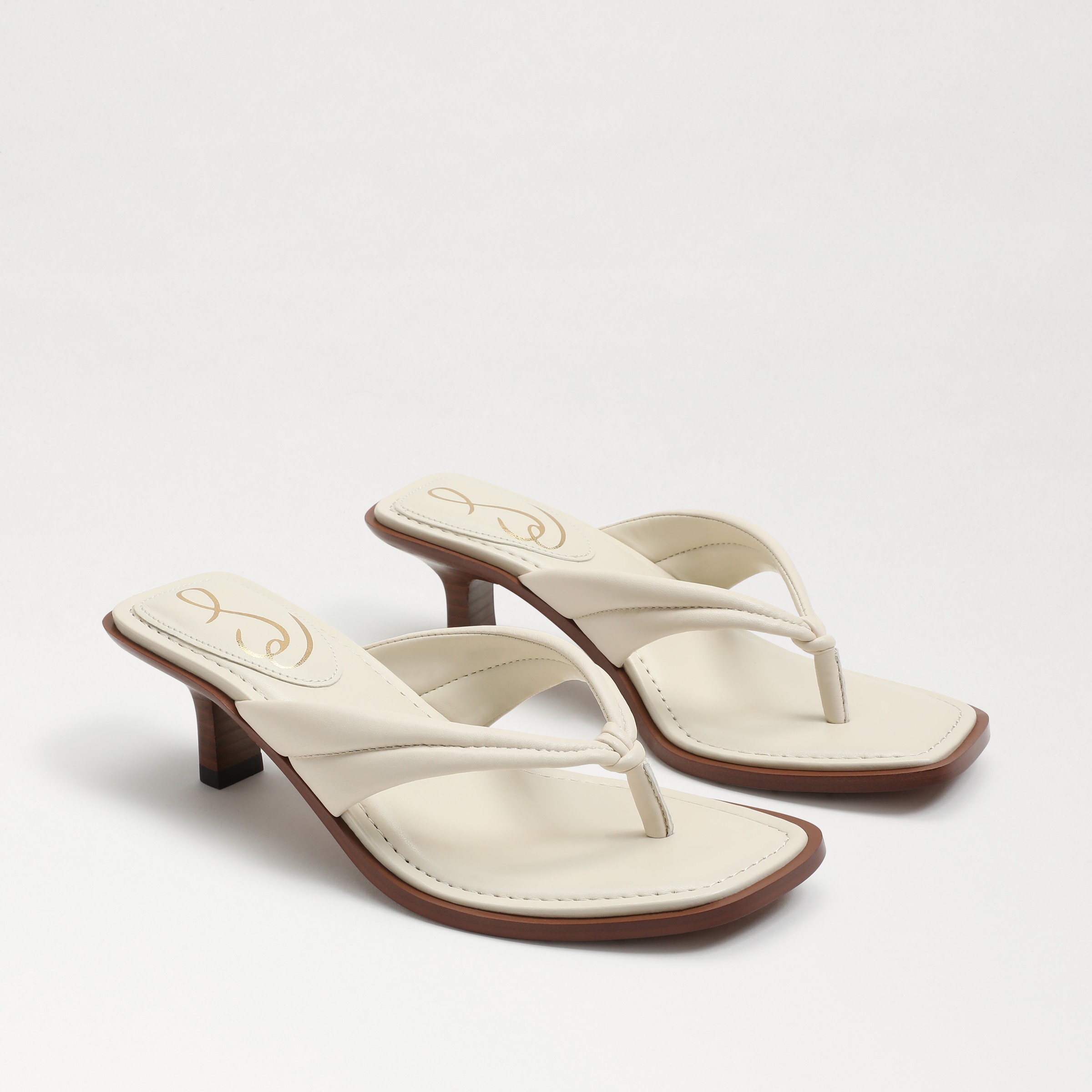 Sam Edelman Daphney Thong Sandal Modern Ivory Leather In White