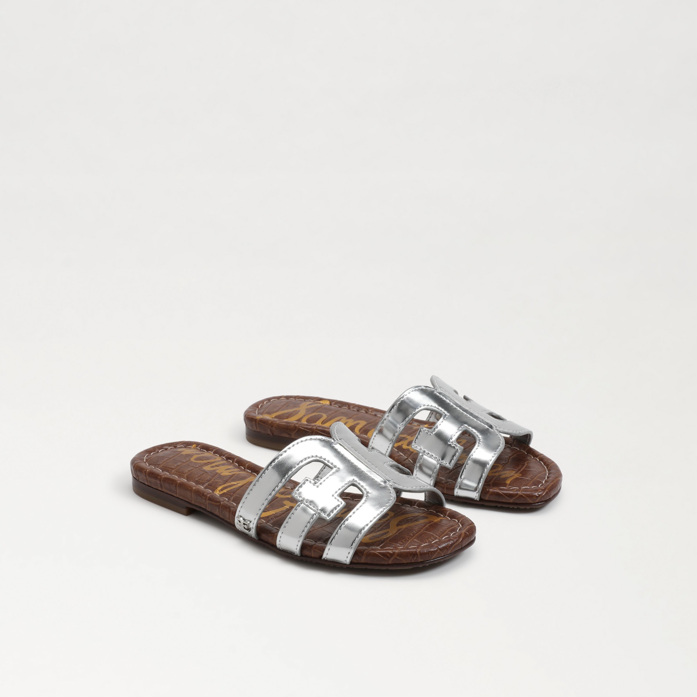 Shop Sam Edelman Kids' Bay Slide Sandal Soft Silver