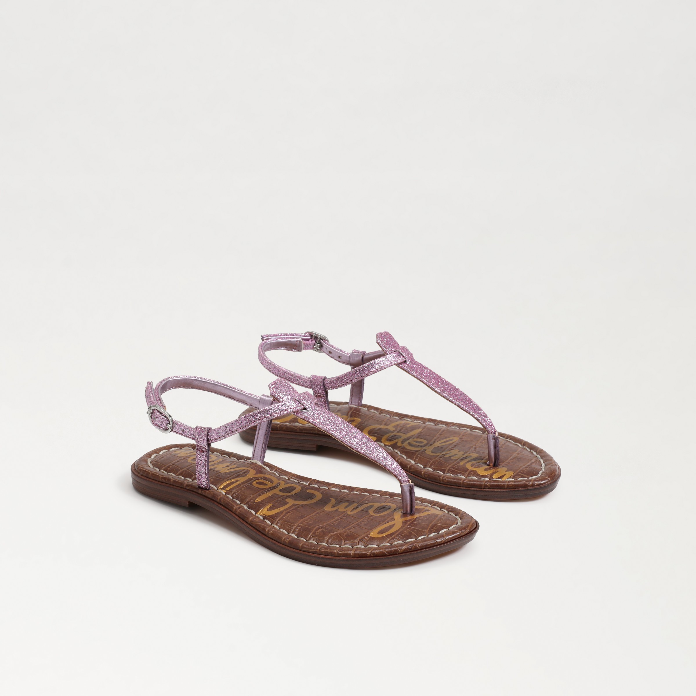 Shop Sam Edelman Kids' Gigi Thong Sandal Lilac Quartz In Purple