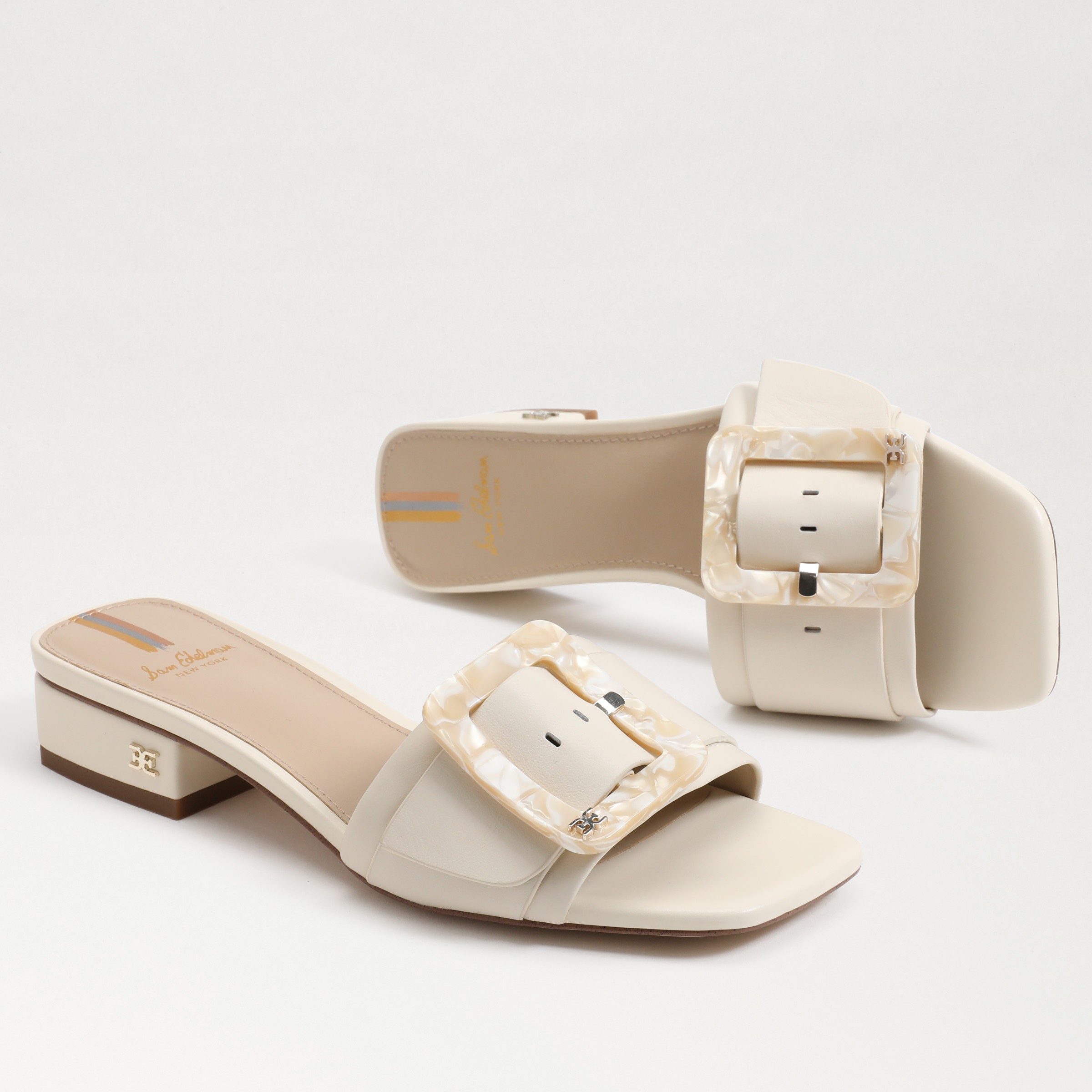 sam edelman white slides