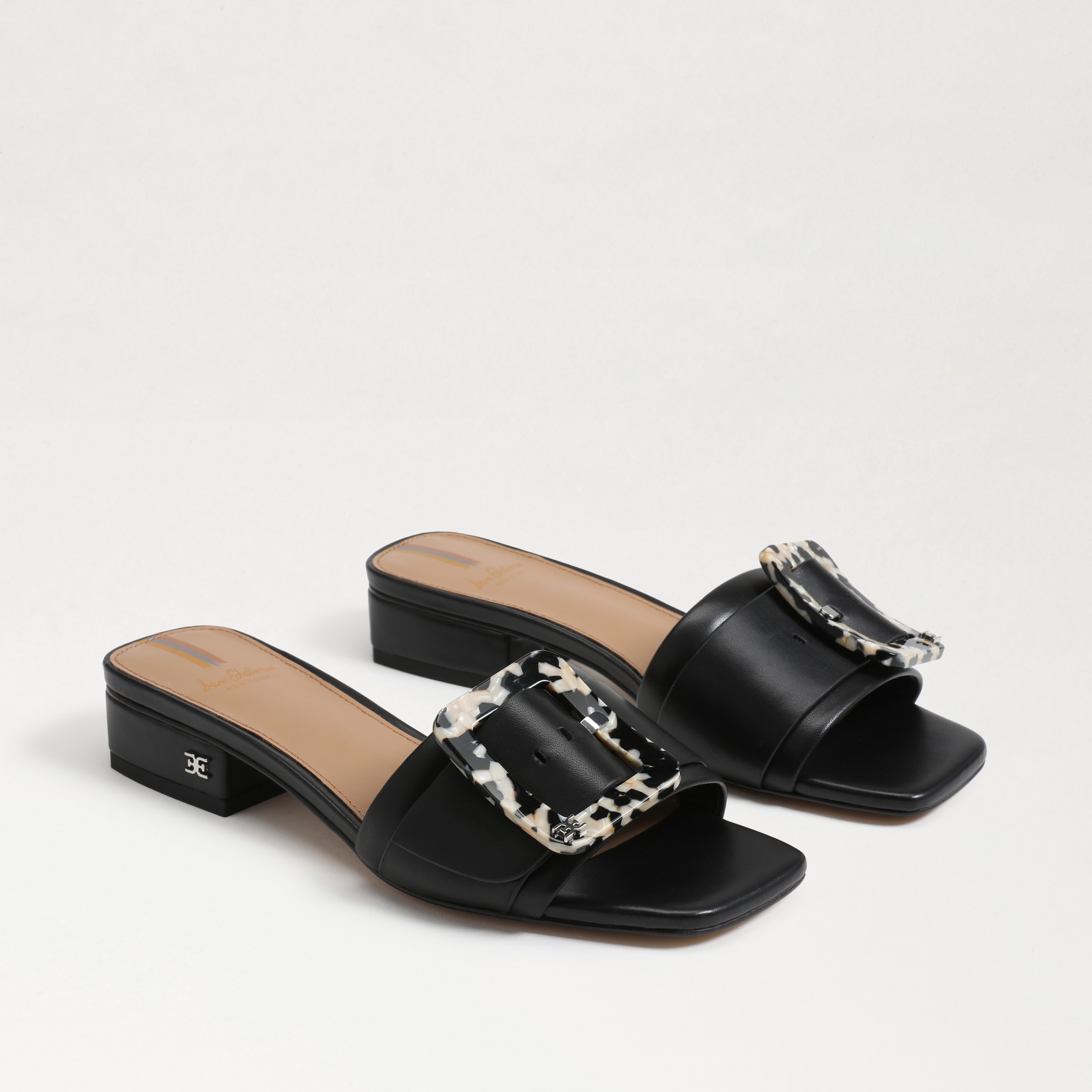 Shop Sam Edelman Deacon Slide Sandal Black Leather