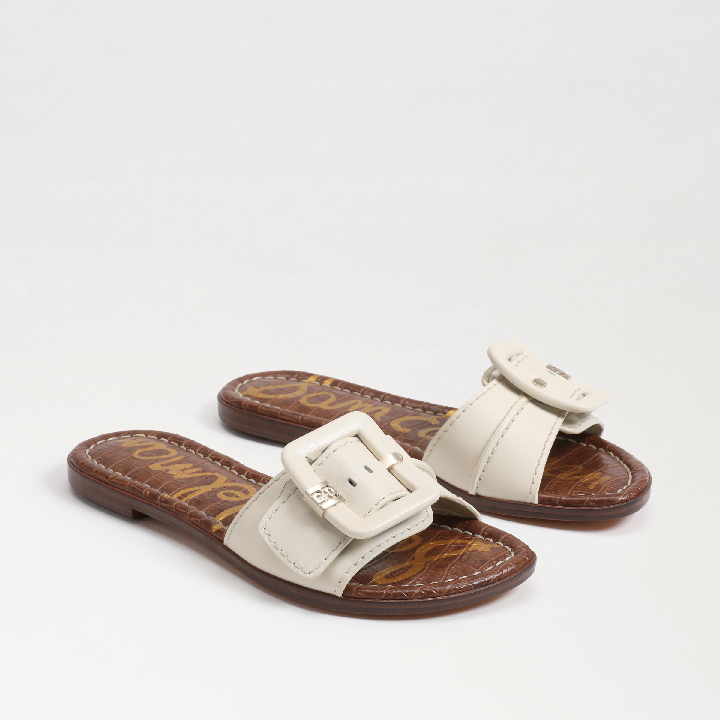Sam Edelman Gaige Slide Sandal Modern Ivory In White