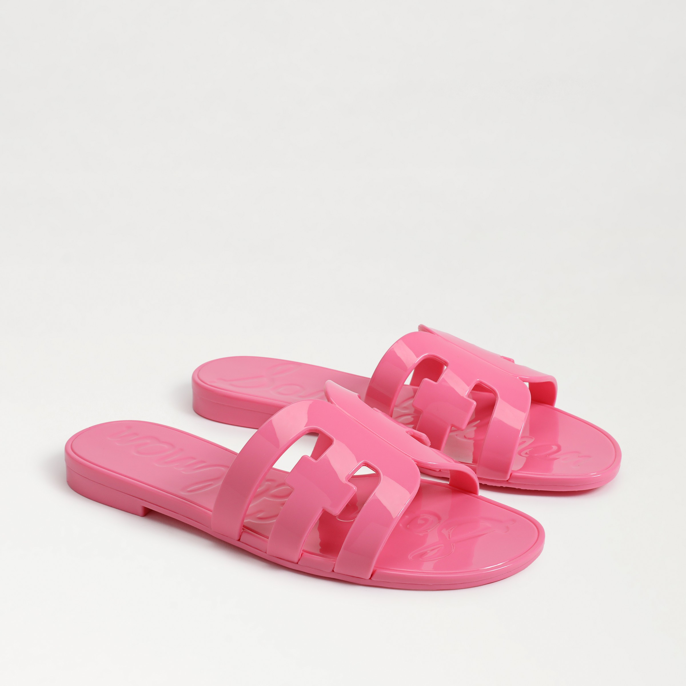 Sam Edelman Bay Jelly Slide Sandal Flamingo Jelly In Pink
